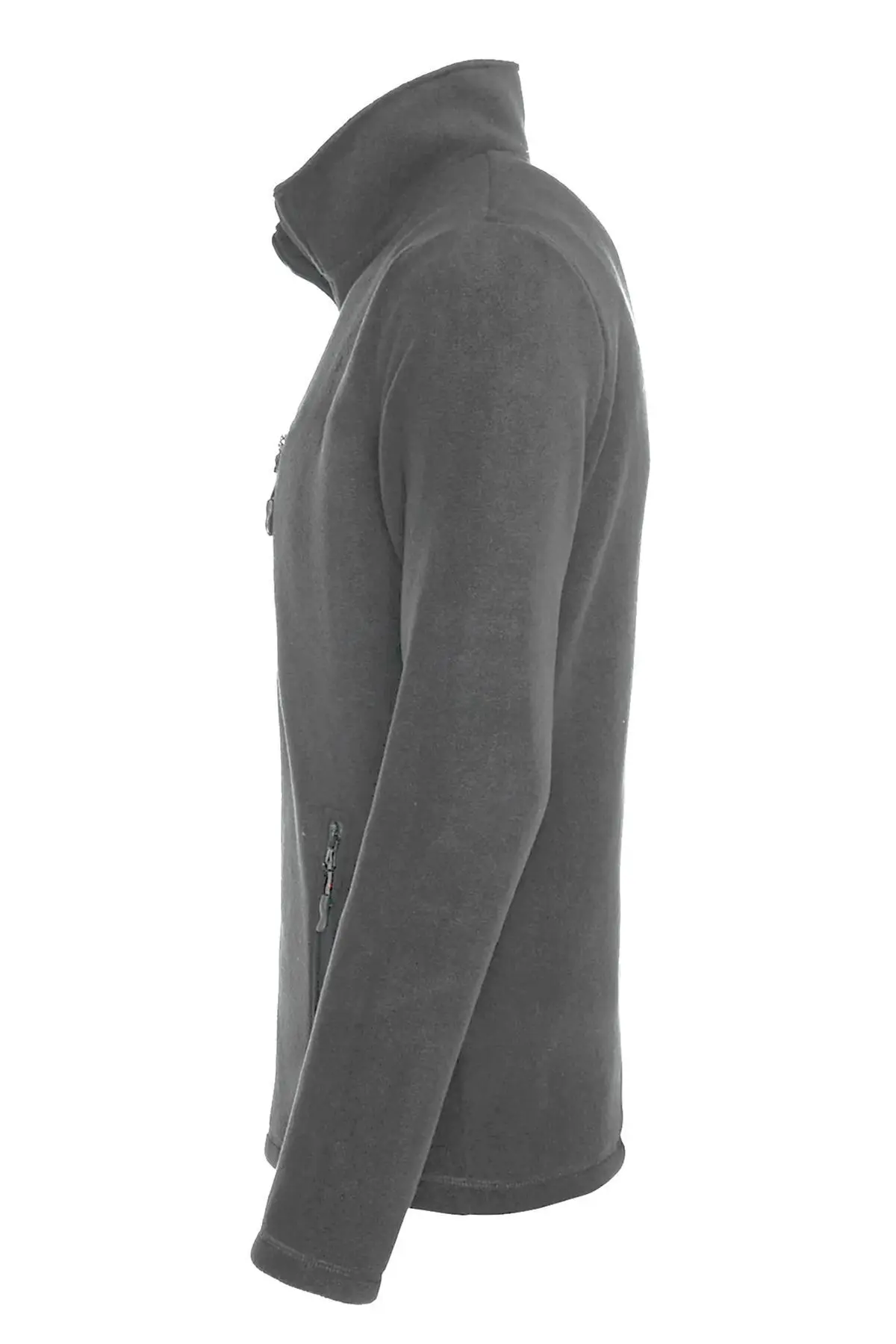 Erkek Polar Tam Fermuarlı 3 Cepli Outdoor Polar Ceket Tactical Flecee Polar-gns