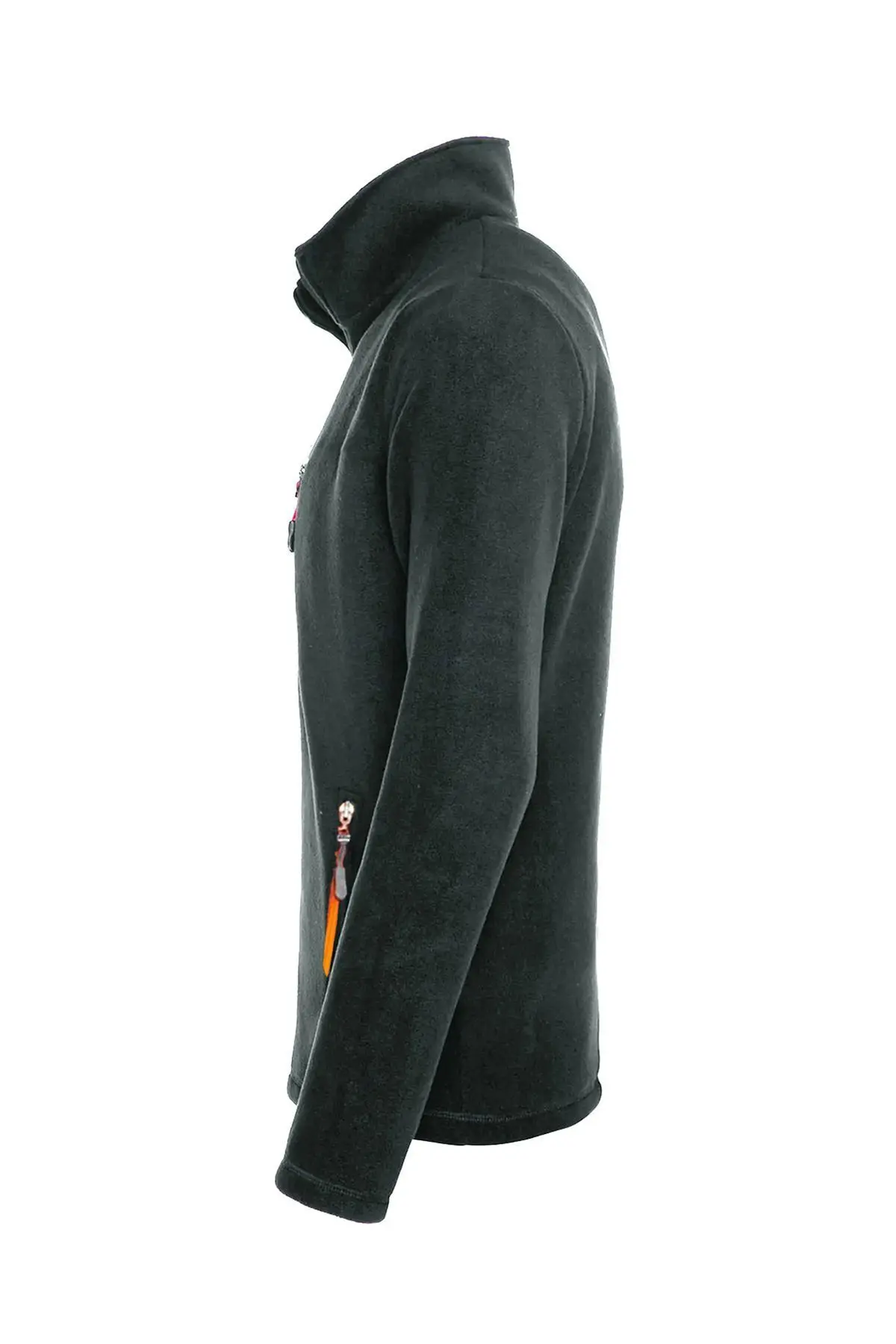 Erkek Polar Tam Fermuarlı 3 Cepli Outdoor Polar Ceket Tactical Flecee Polar-gns