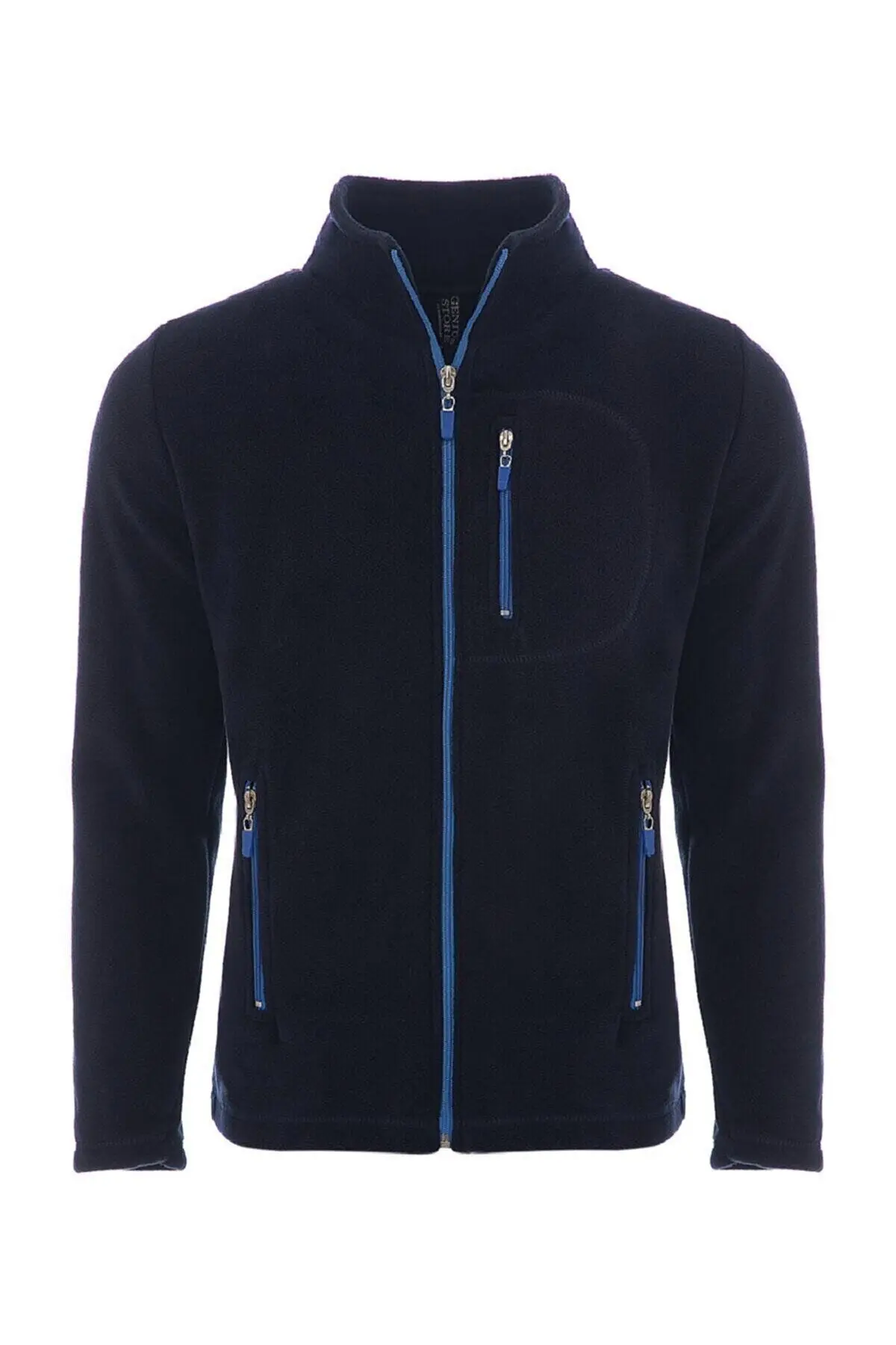 GENIUS STORE Erkek Polar Tam Fermuarlı 3 Cepli Outdoor Polar Ceket Tactical Flecee Polar-gns