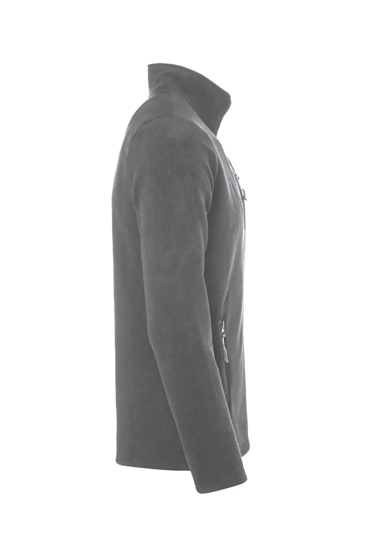 Erkek Polar Tam Fermuarlı 3 Cepli Outdoor Polar Ceket Tactical Flecee Polar-gns