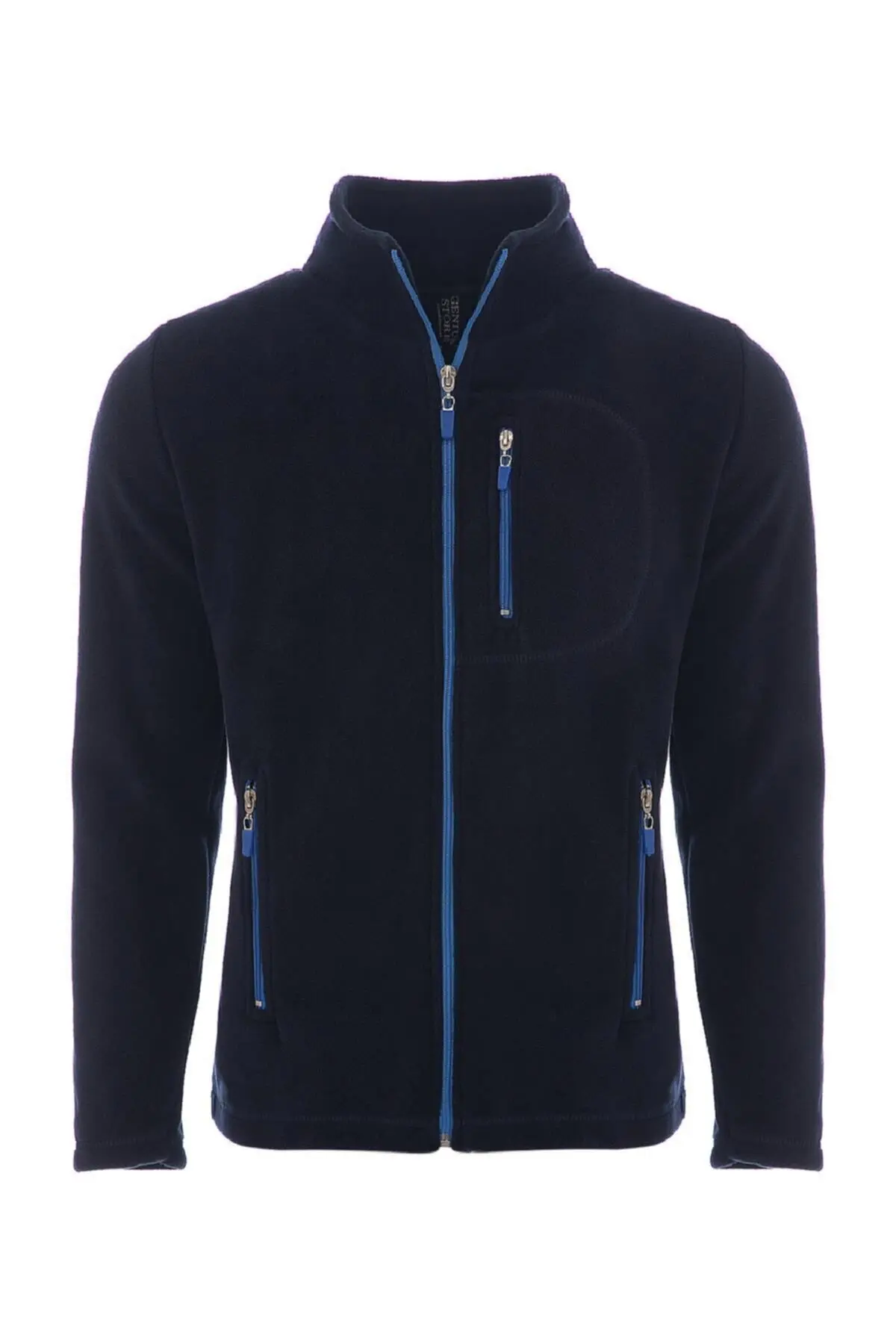 Erkek Polar Tam Fermuarlı 3 Cepli Outdoor Polar Ceket Tactical Flecee Polar-gns