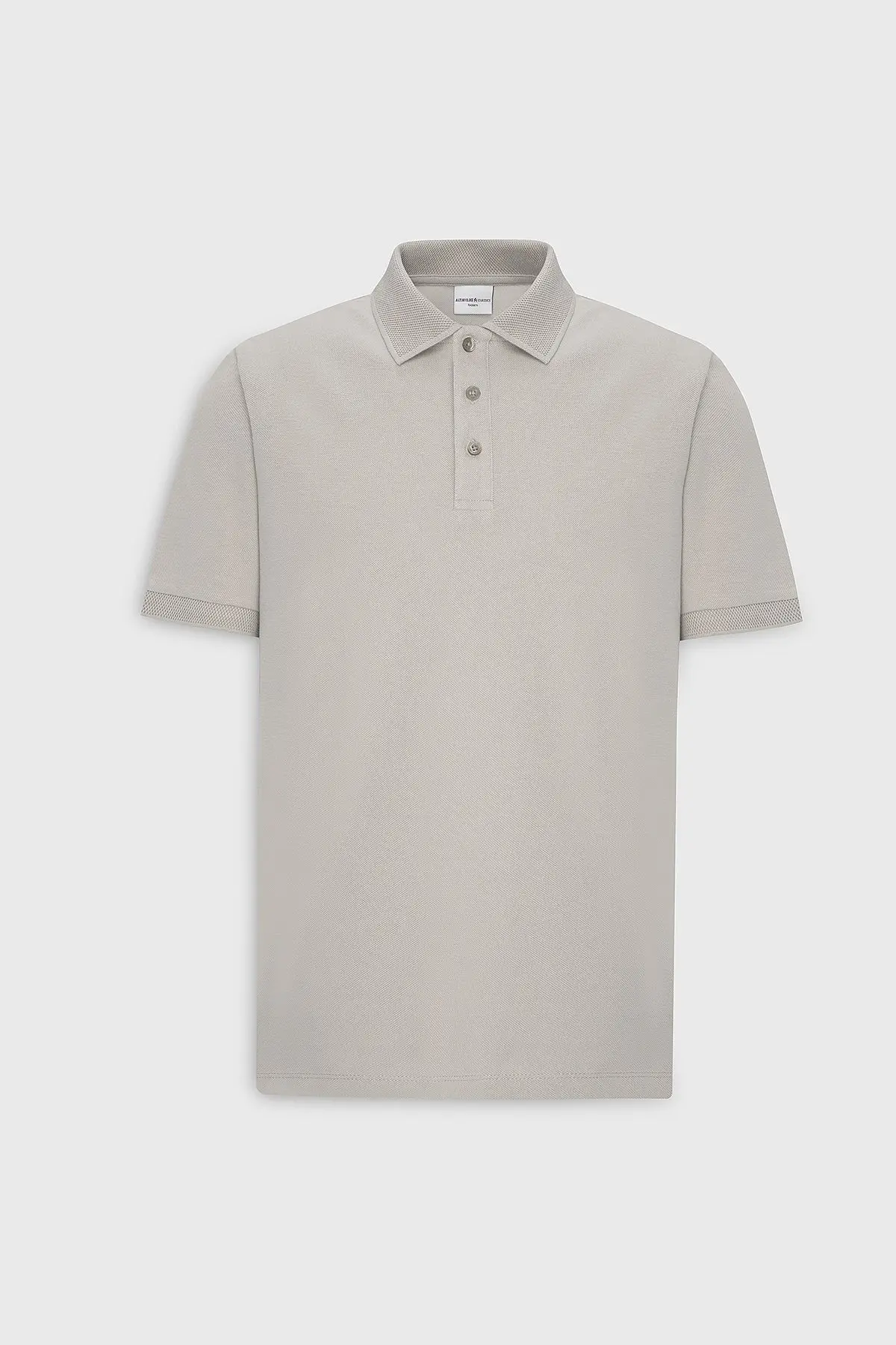 Erkek Safari %100 Pamuk Kıvrılmaz Pike Polo Yaka Slim Fit Dar Kesim Tişört