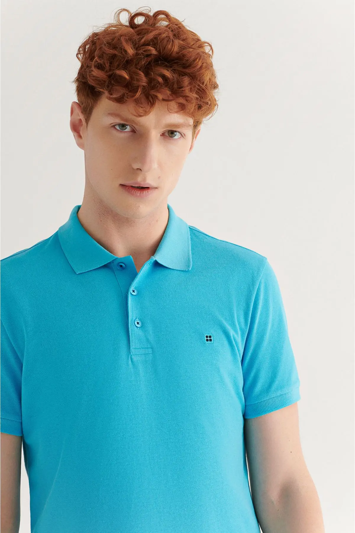 Erkek Aqua Polo Yaka T-shirt %100 Pamuk Serin Tutan Regular Fit E001004