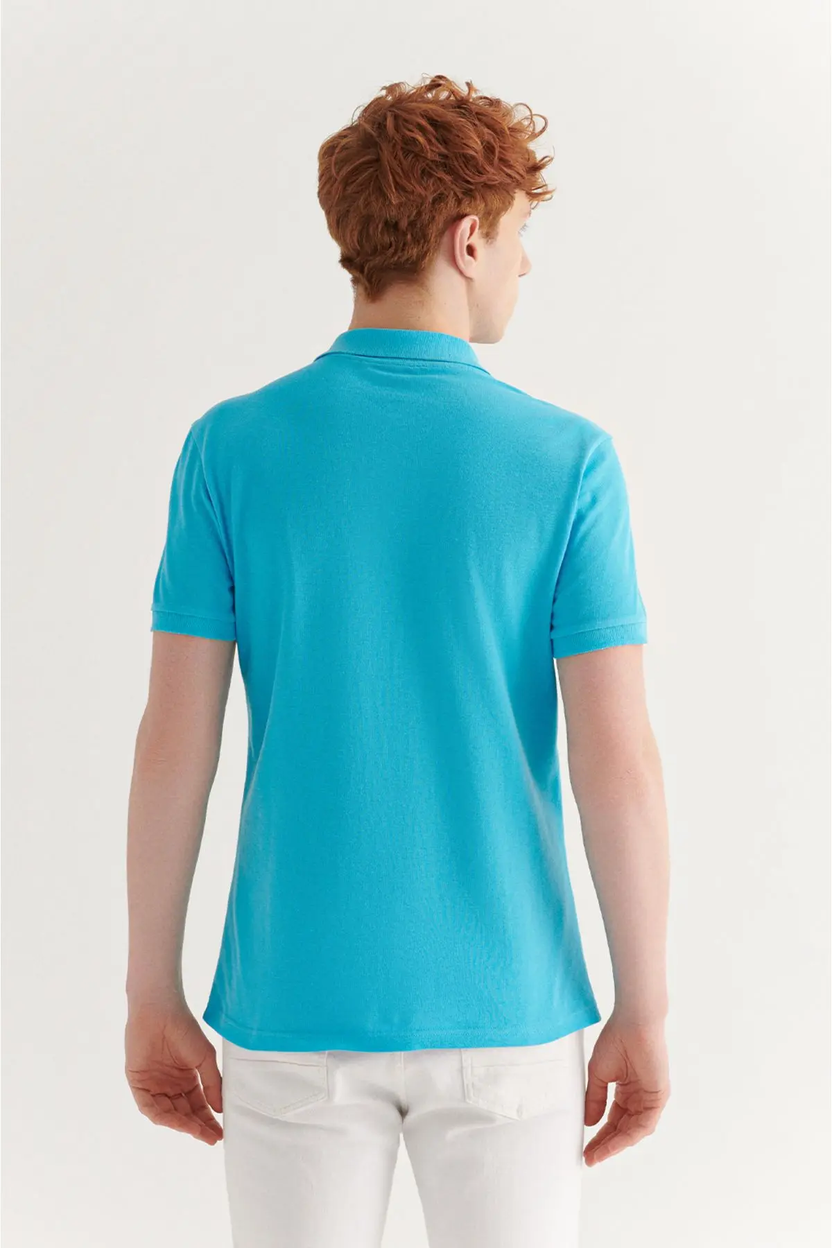 Erkek Aqua Polo Yaka T-shirt %100 Pamuk Serin Tutan Regular Fit E001004