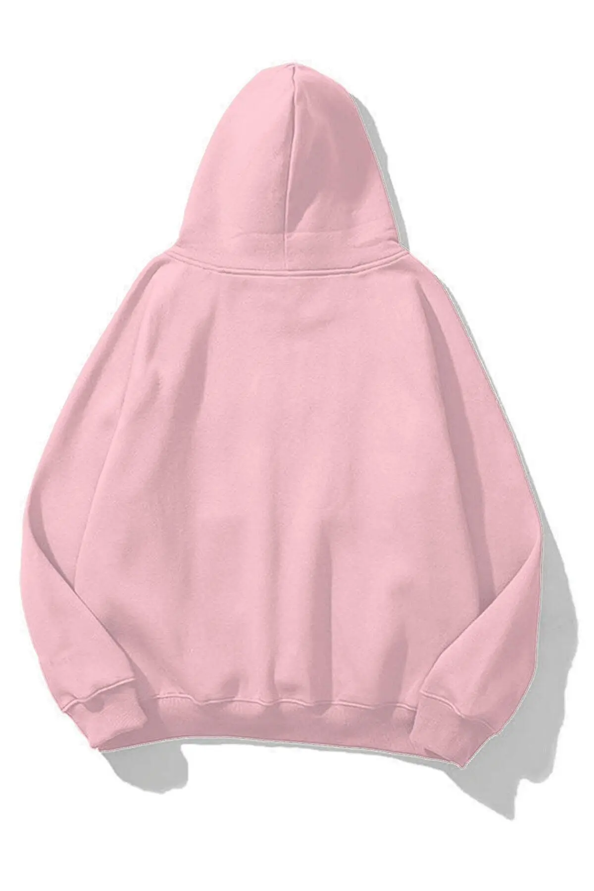 Unisex Star Stroke Taş Baskılı Sweatshirt Pembe