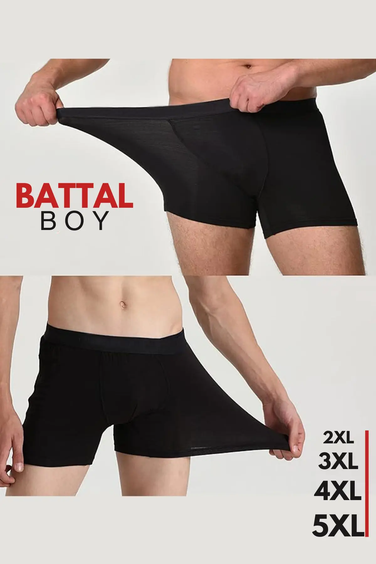 Erkek Boxer Likralı 6'lı Premium Paket