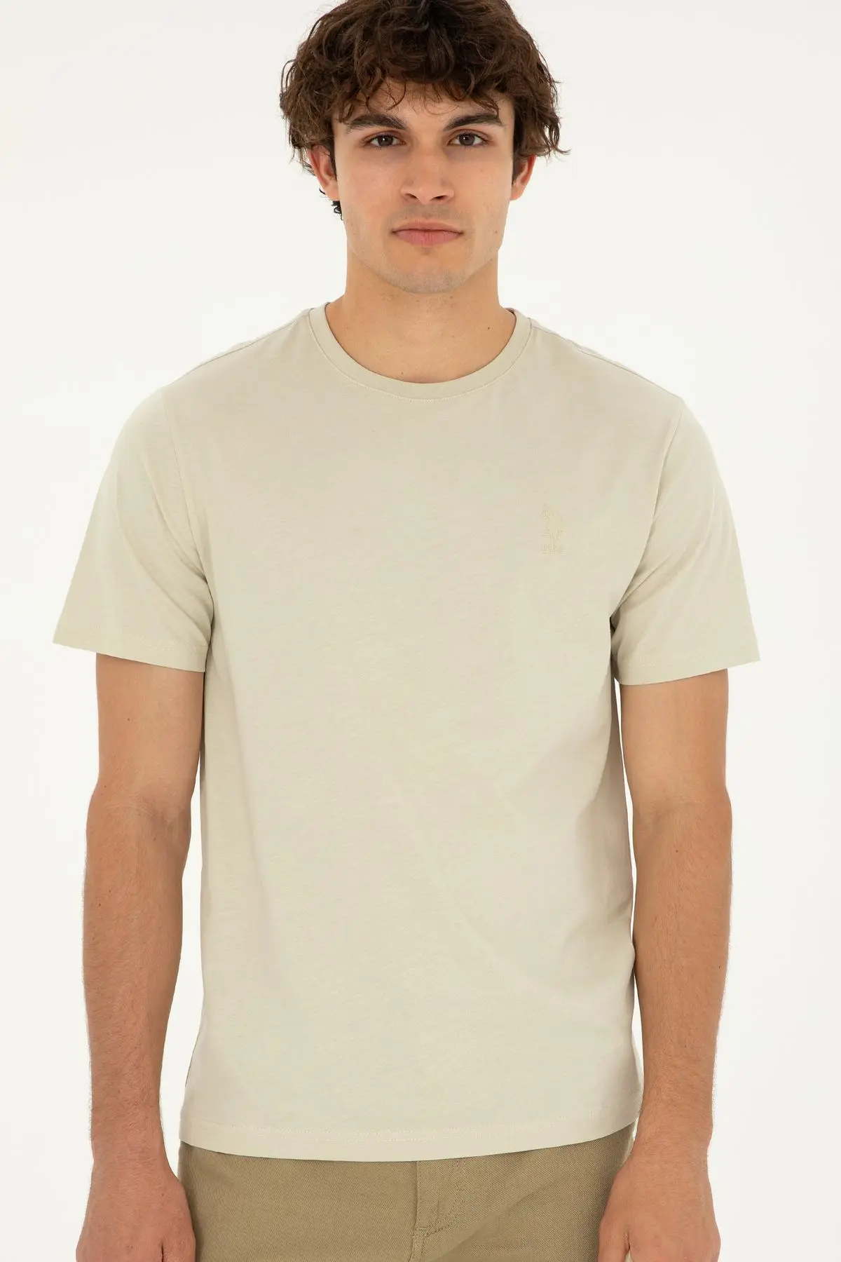 Erkek Taş Basic Tişört 50294224-VR049