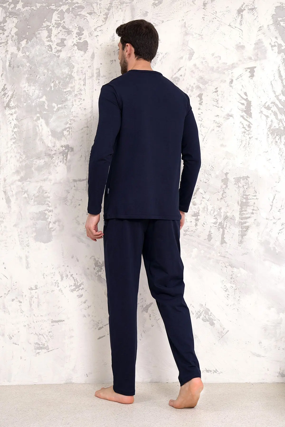 Ds Damat Maschio Pamuk Pijama Takımı LACİVERT