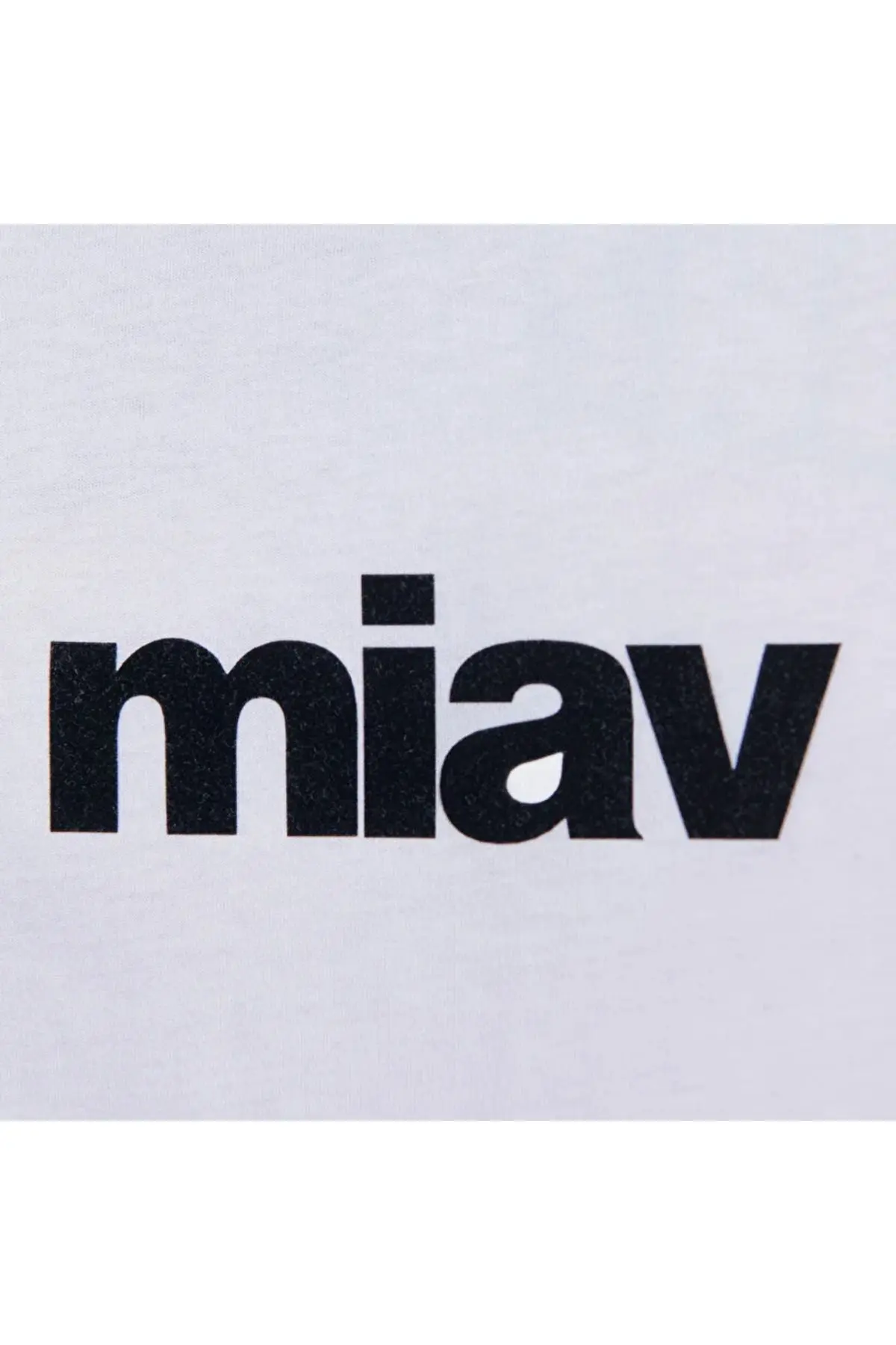 Miav Baskılı Beyaz Tişört