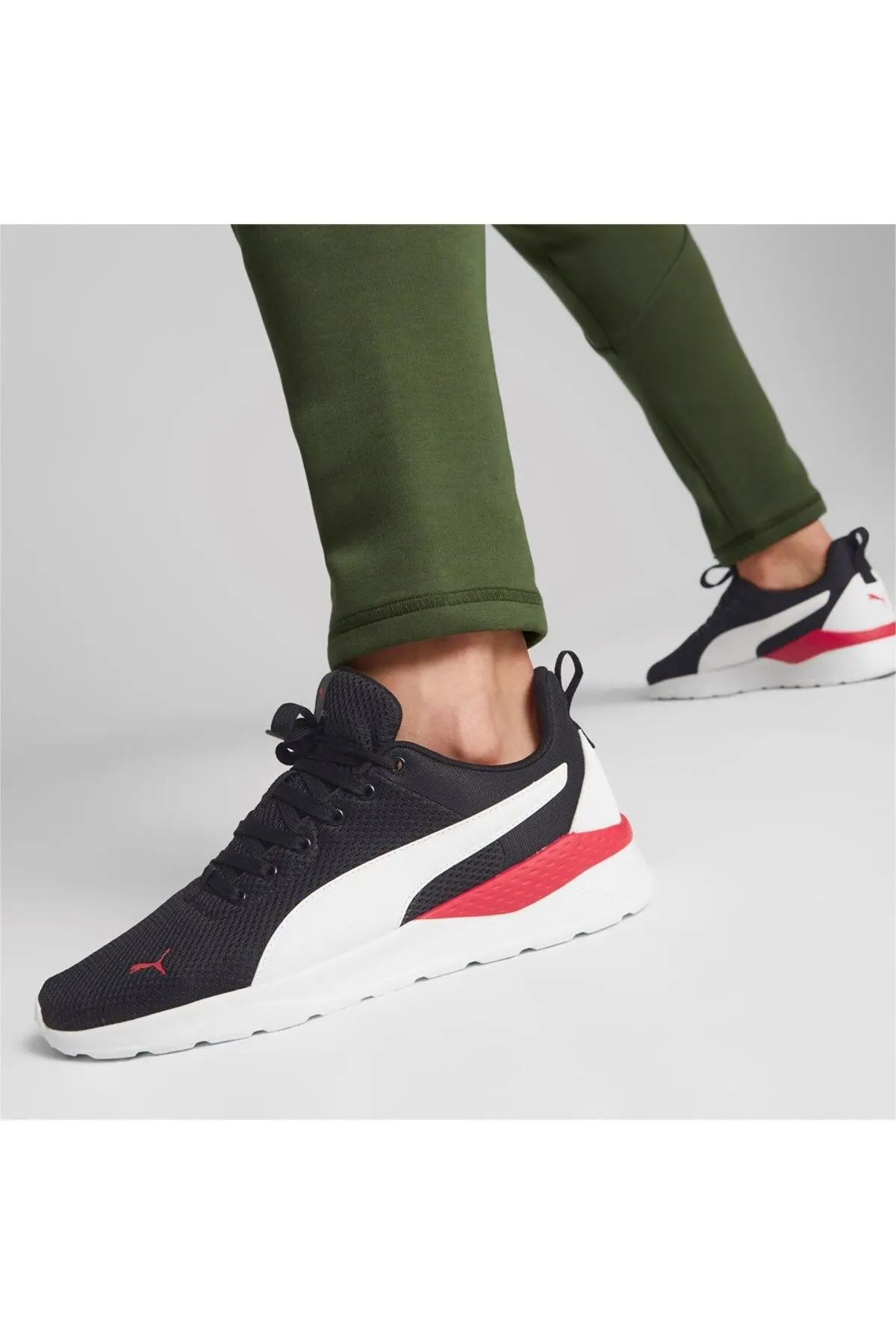 Erkek Koşu Ve Antreman Ayakkabısı Anzarun Lite Black- White-for A 37112850