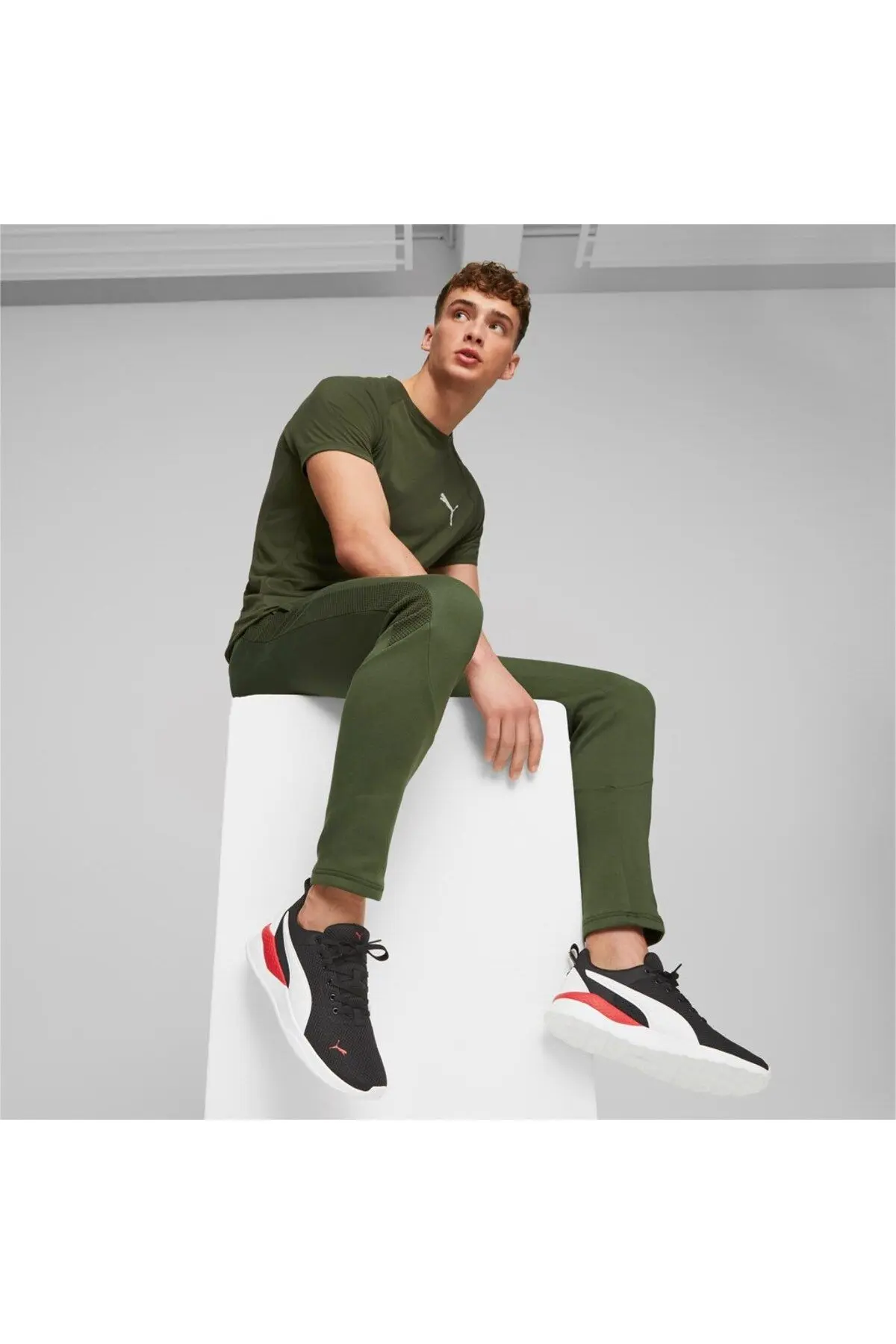 Erkek Koşu Ve Antreman Ayakkabısı Anzarun Lite Black- White-for A 37112850