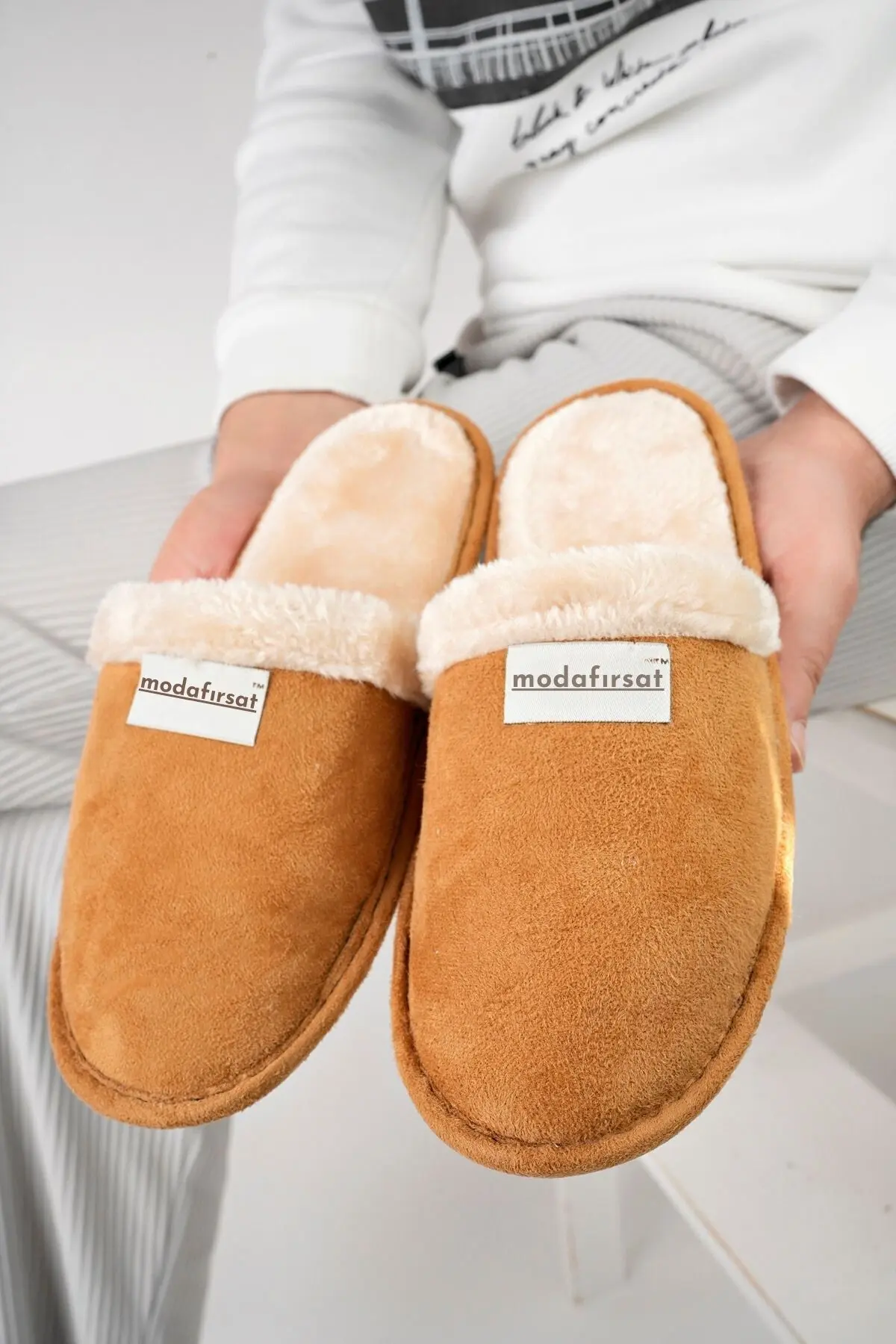 Modafırsat Erkek Günlük Terlik Yıkanabilir Ev Terliği Misafir Çeyiz Damat Terliği