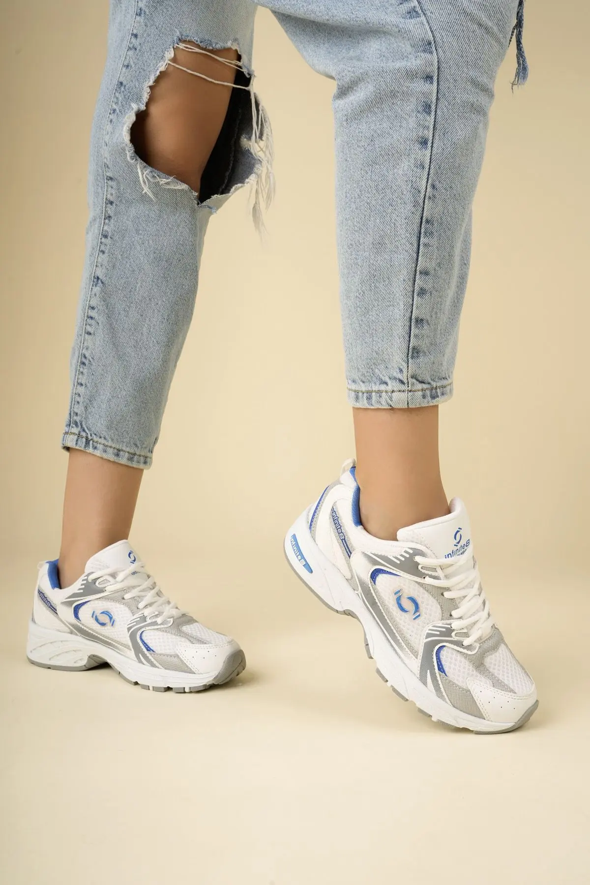 530 Kadın, Erkek, Unisex Ortopedik Triko Yürüyüş Spor Ayakkabısı, Günlük Sneaker