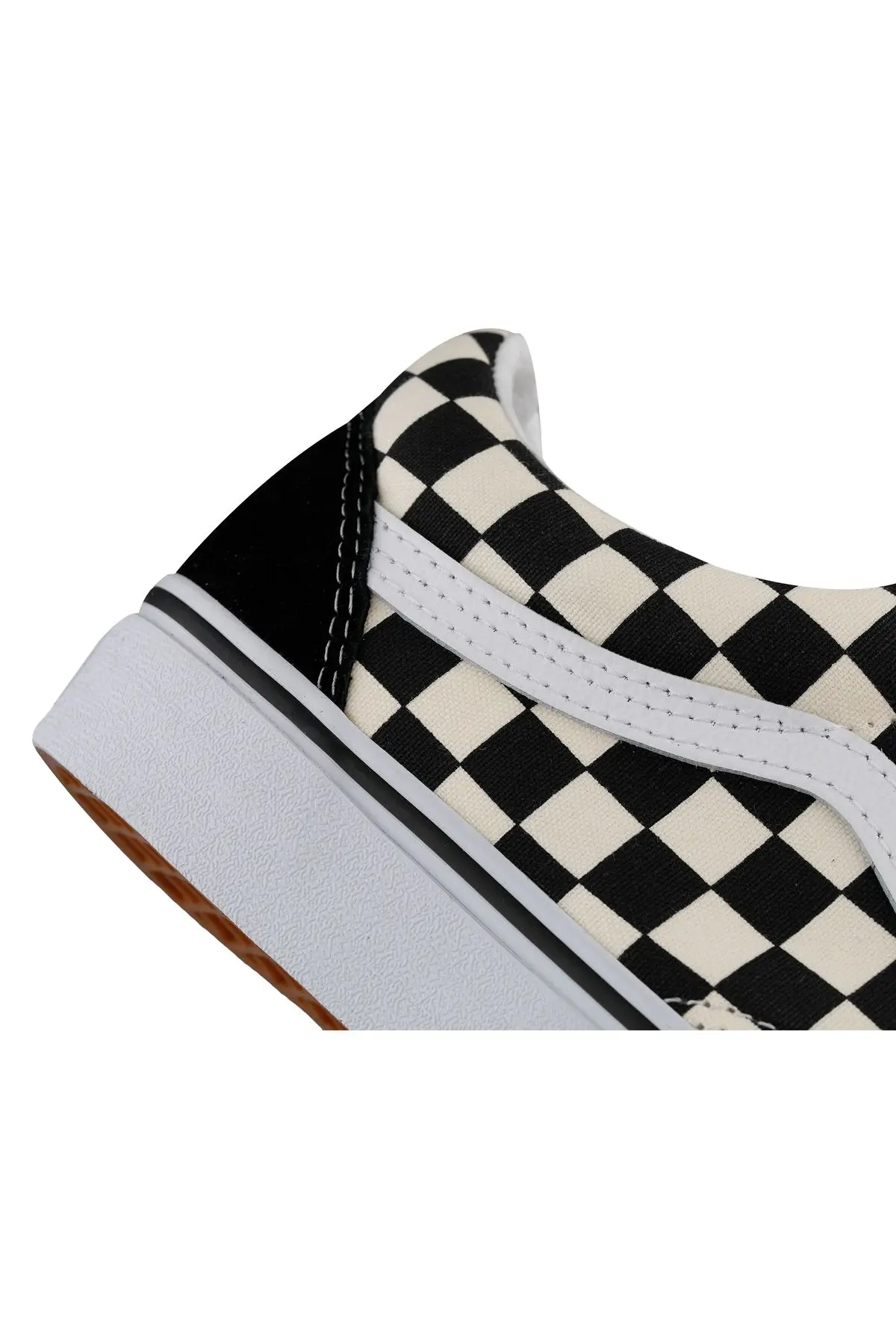 Old Skool Günlük Spor Ayakkabı Sneaker Kareli Siyah