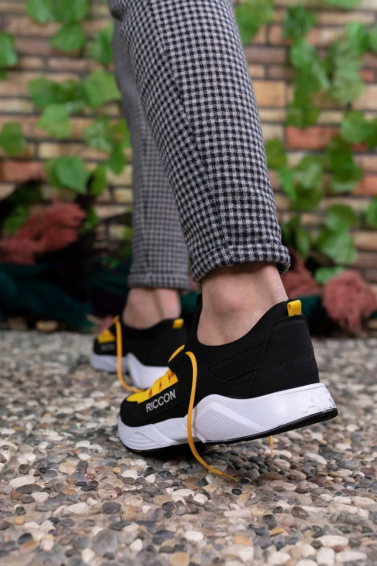 Siyah Sarı Unisex Sneaker
