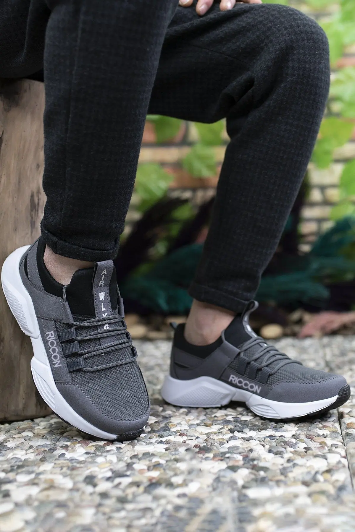 Unisex Sneaker 0012072 Füme Beyaz