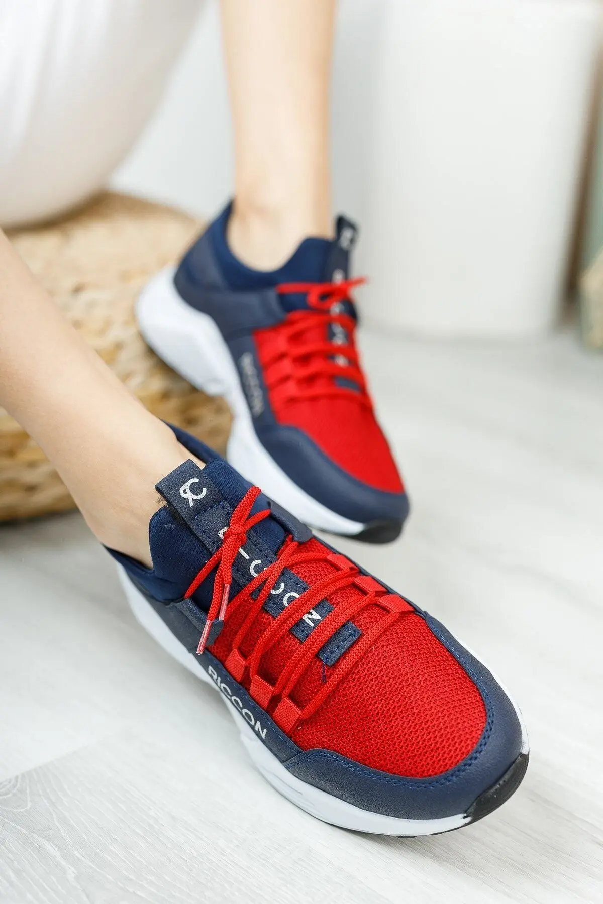 Unisex Lacivert Bağçıklı Sneaker 0012072