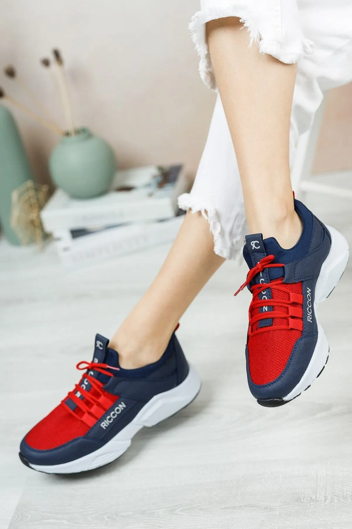 Unisex Lacivert Bağçıklı Sneaker 0012072