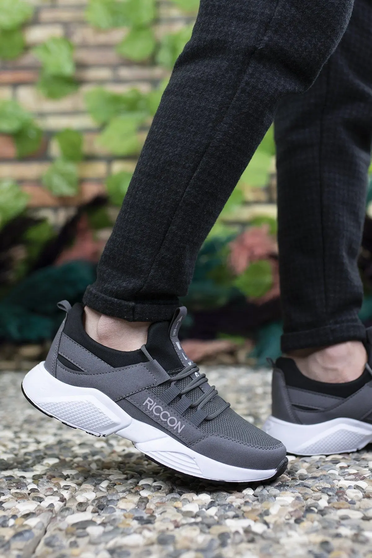 Unisex Sneaker 0012072 Füme Beyaz