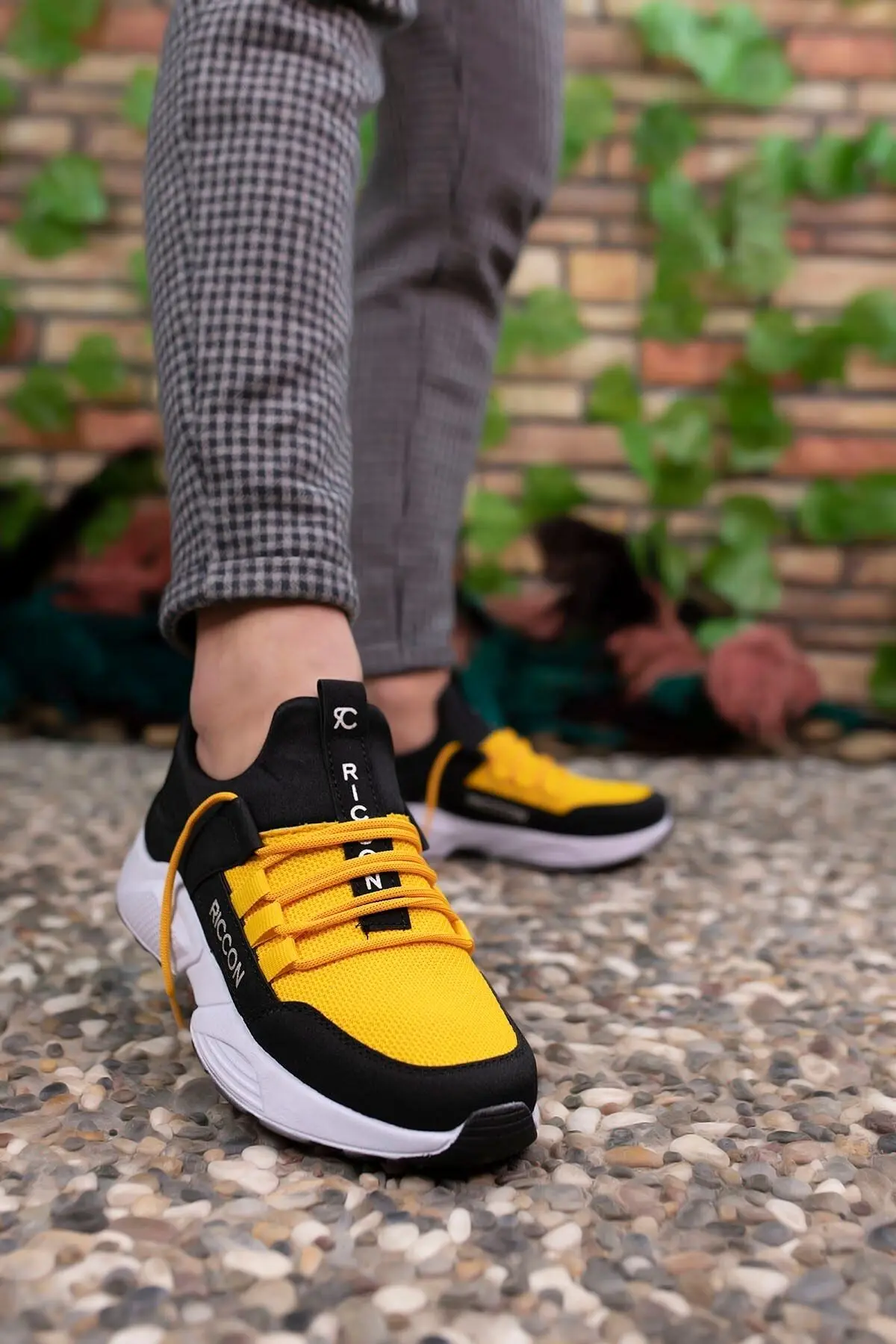 Siyah Sarı Unisex Sneaker