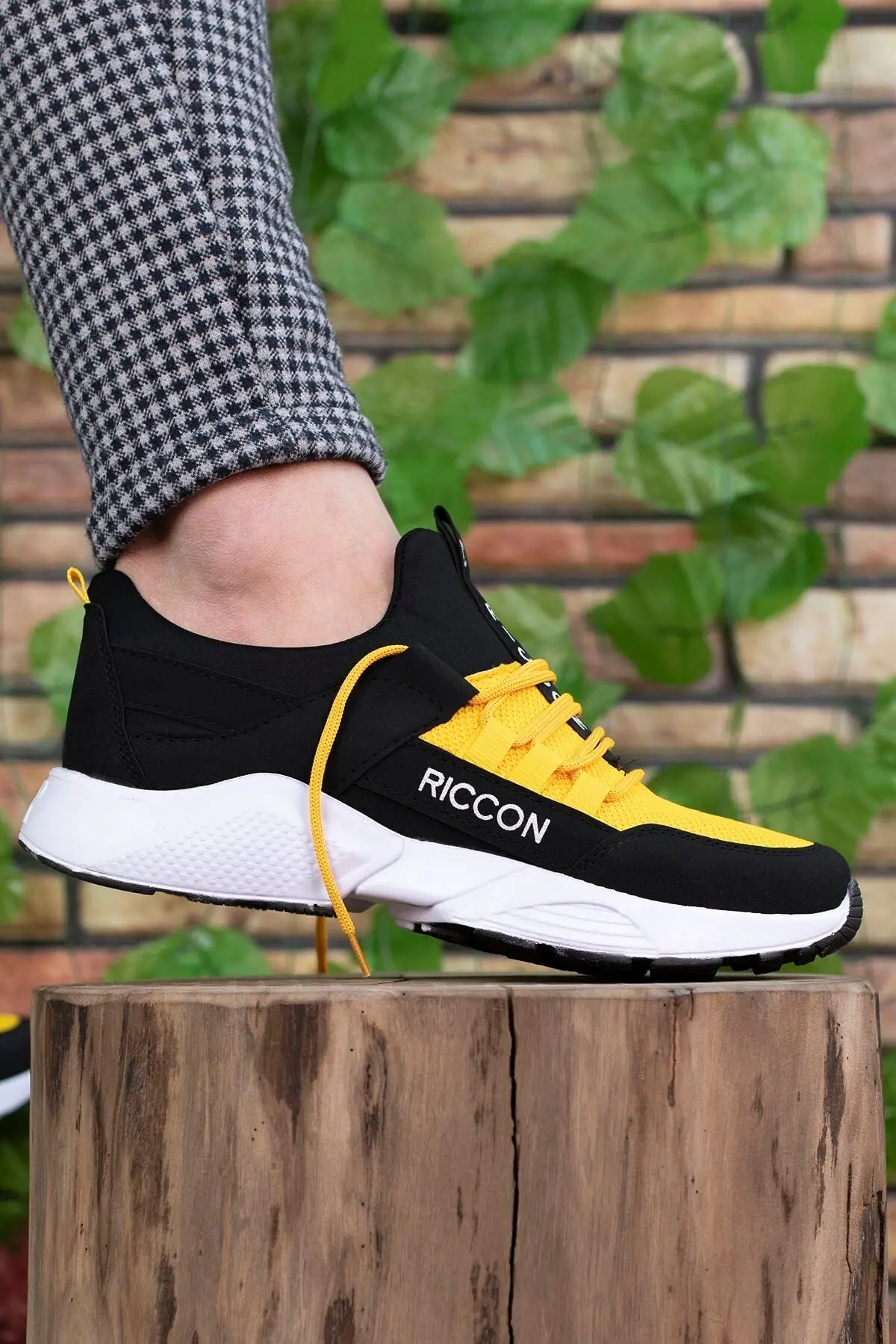 Siyah Sarı Unisex Sneaker