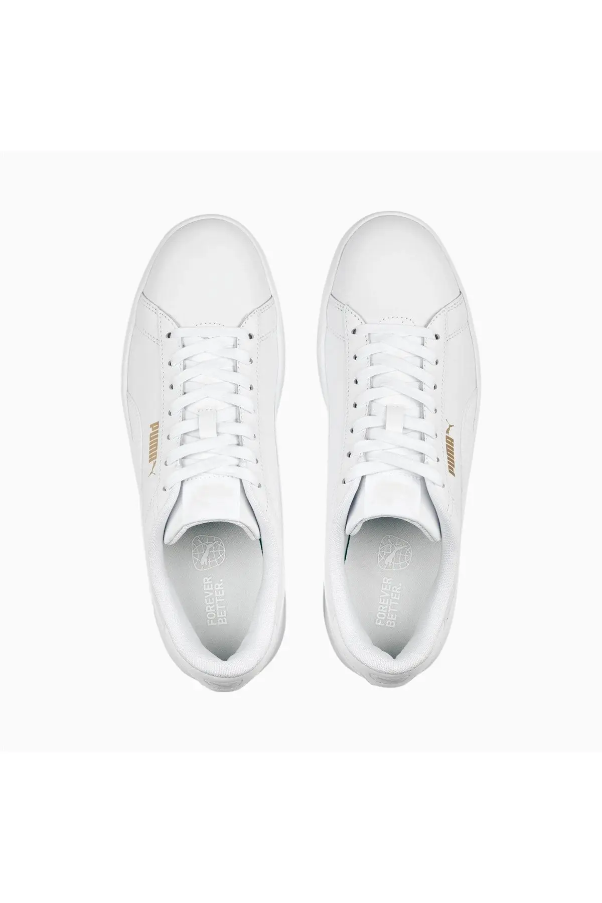 Smash 3.0 L Deri Beyaz Unisex Sneaker Spor Ayakkabı 390987-01