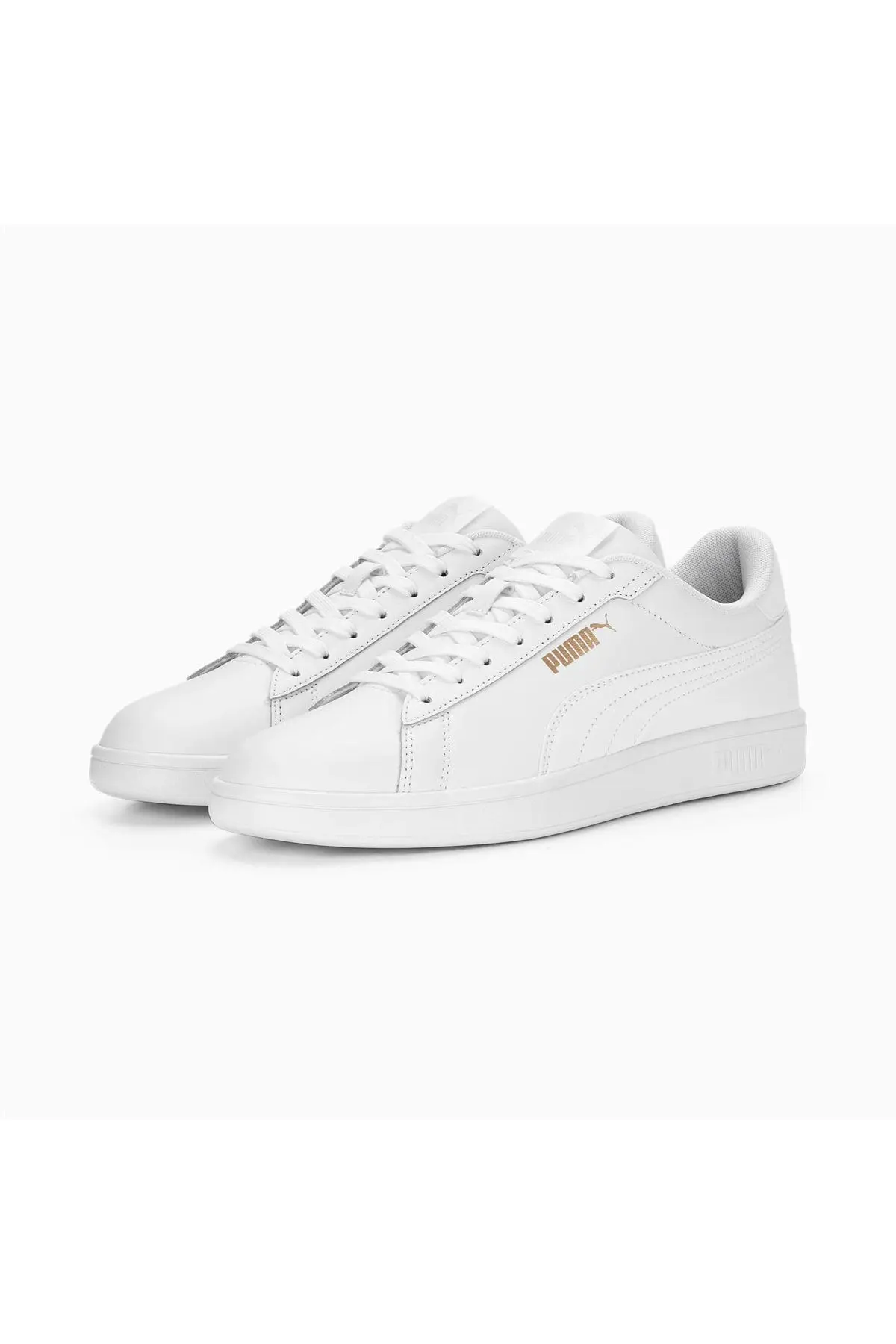 Smash 3.0 L Deri Beyaz Unisex Sneaker Spor Ayakkabı 390987-01