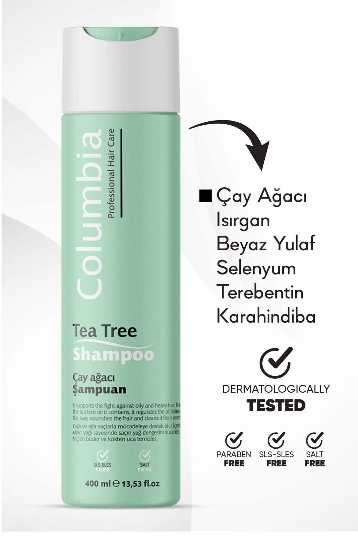 Çay Ağacı Arındırıcı Ve Dengeleyici Şampuan 400 ml