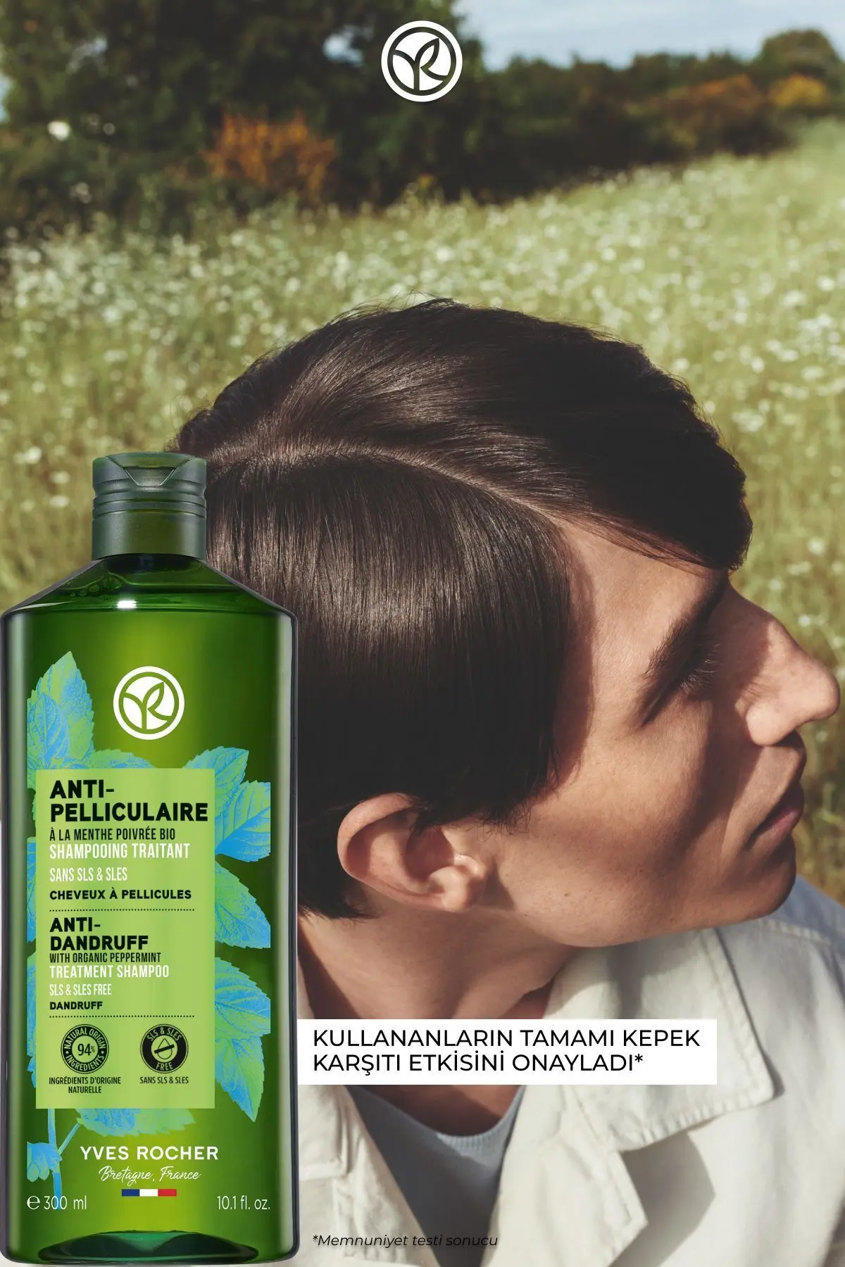 Kepeğe Karşı (Anti Pelliculaire) Yatıştırıcı Prebiyotik Şampuan -  Tuzsuz & Vegan-300 ml