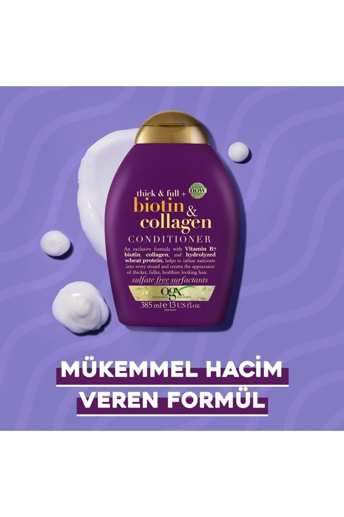 Dolgunlaştirici Biotin & Kolajen Sülfatsız Şampuan 385 ml