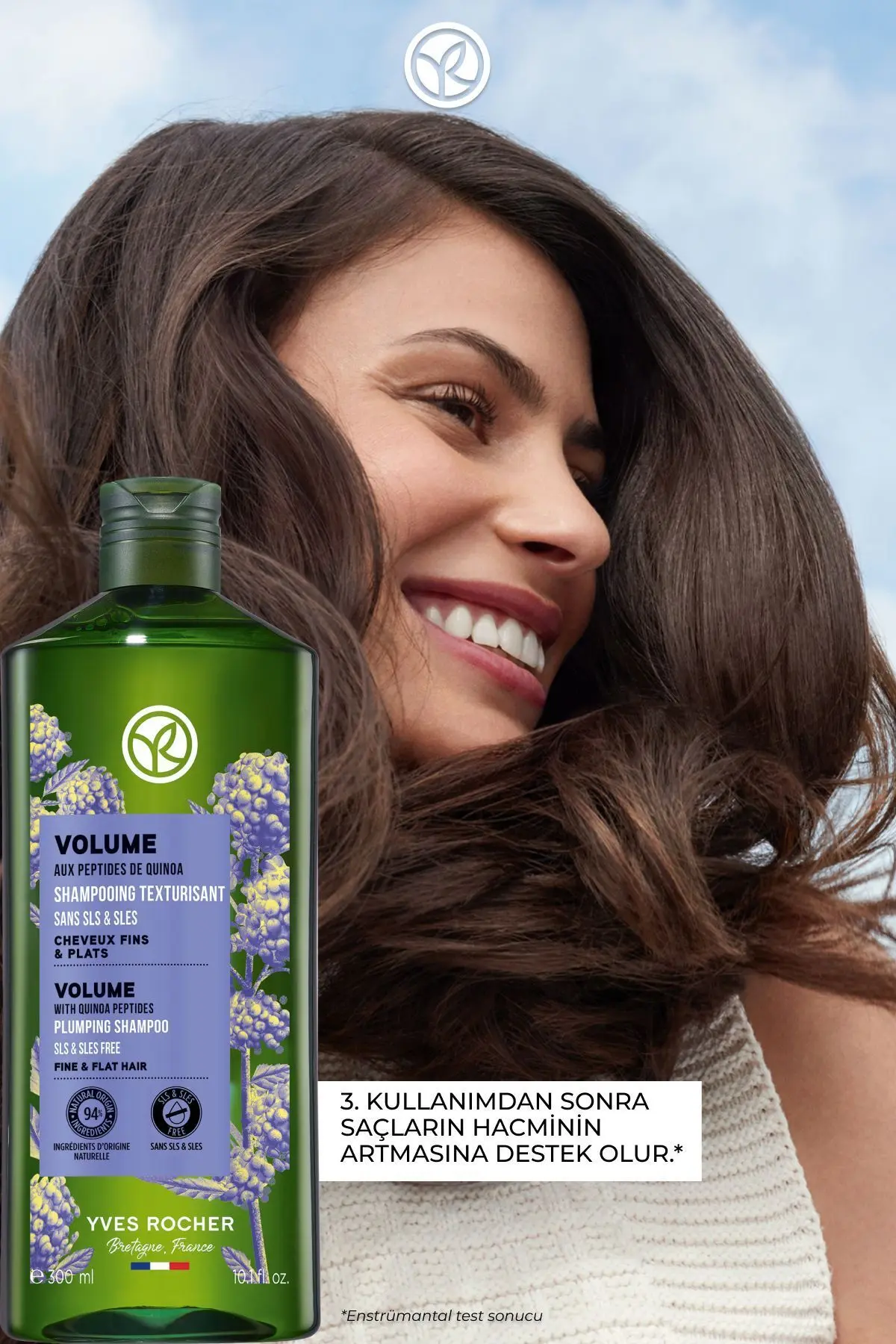 İnce Telli Saçlar İçin (Volume) Hacim Veren Şampuan -  Vegan-300 ml
