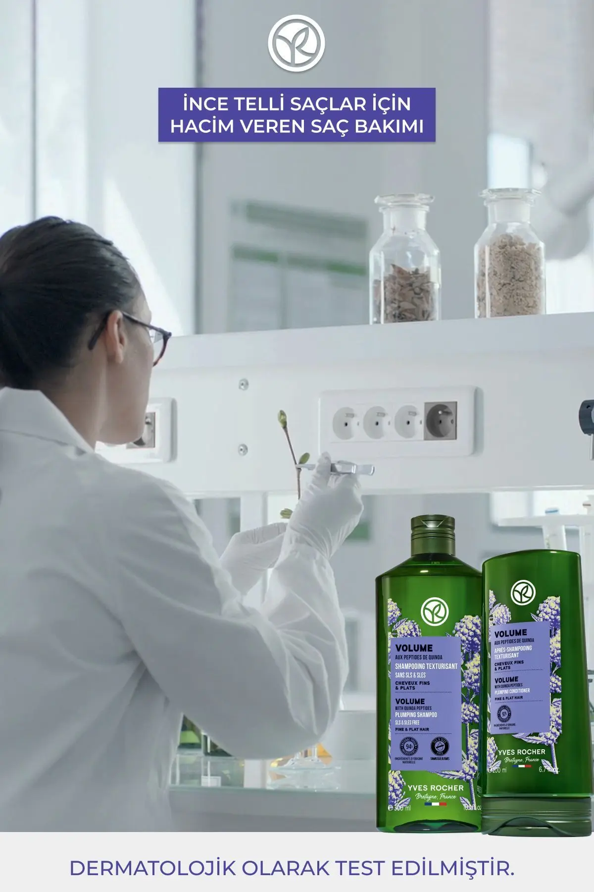 İnce Telli Saçlar İçin (Volume) Hacim Veren Şampuan -  Vegan-300 ml