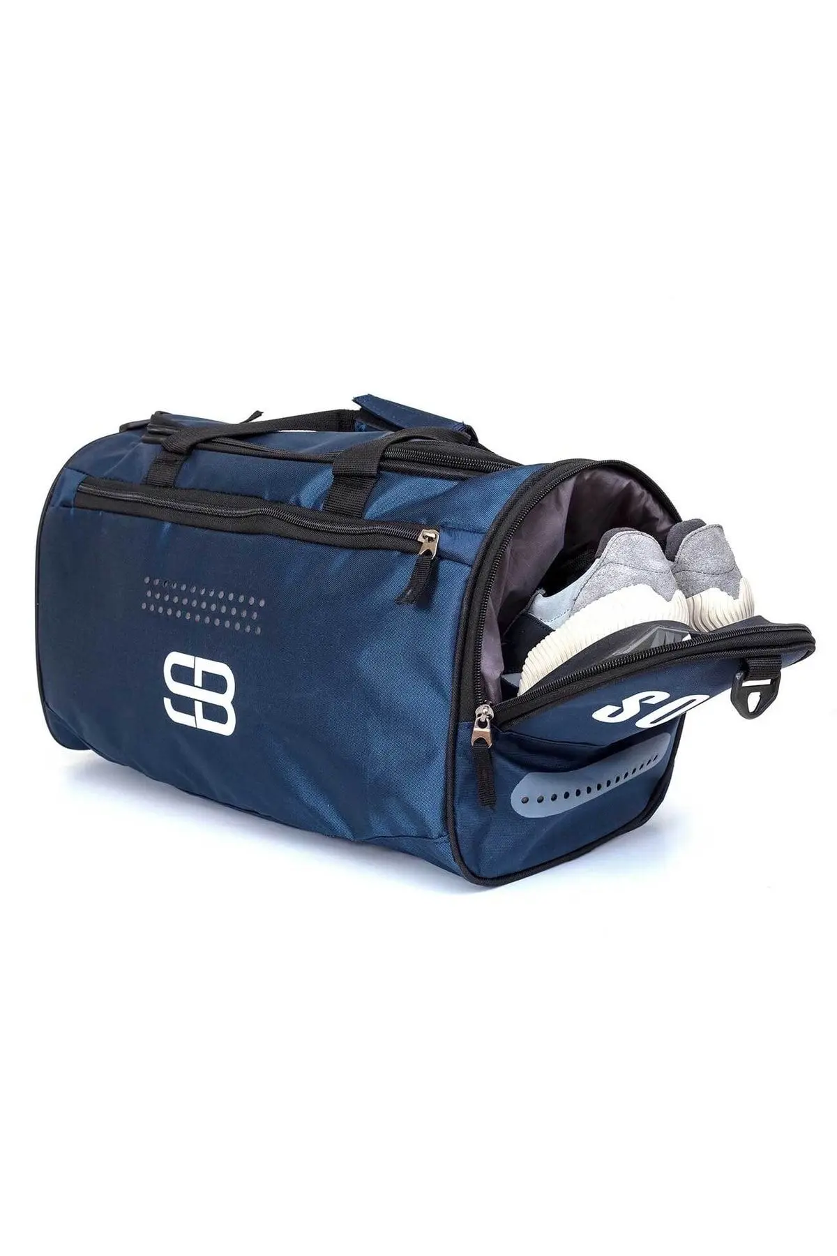 Ayakkabı Gözlü Orta Boy Unisex Lacivert Spor Fitness Ve Seyahat Çantası