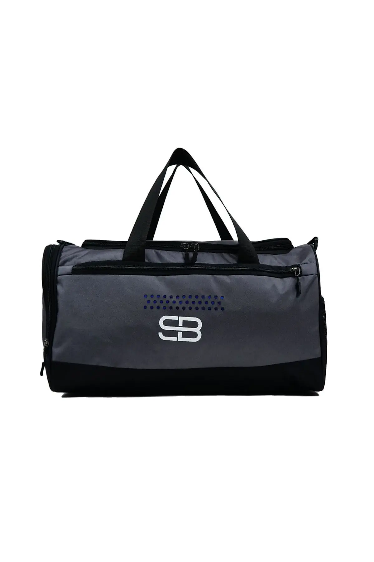 Ayakkabı Gözlü Havalandırmalı Orta Boy Unisex Gri Spor Fitness Ve Seyahat Çantası