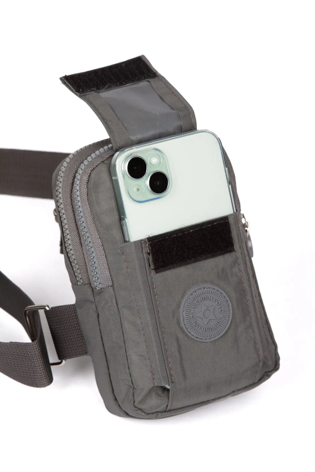 Newish Yuppy Club Unisex Telefon Bölmeli Bel Ve Çapraz Omuz Çanta Göğüs Seyahet Günlük Bodybag