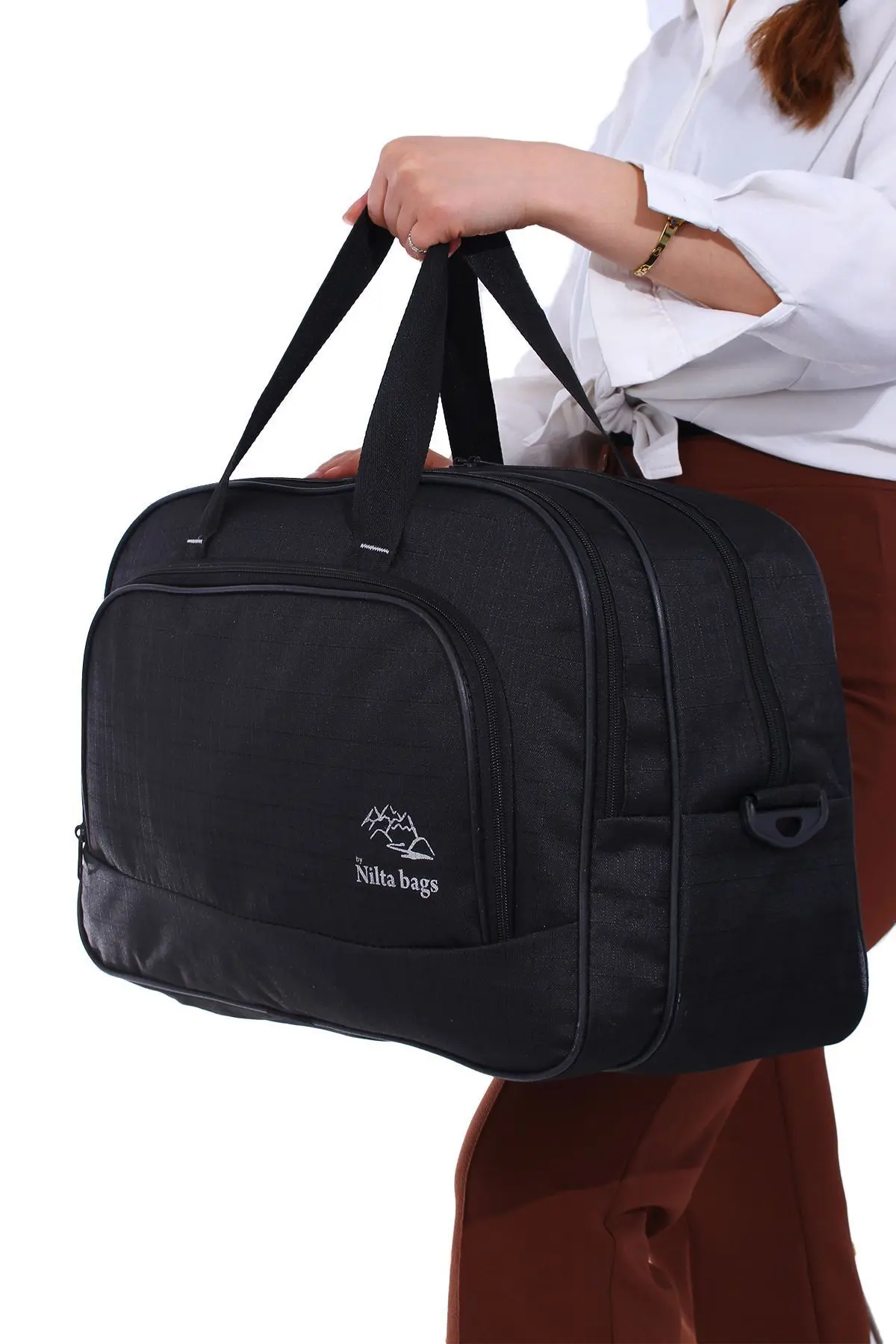 nil-01 UNISEX HAVLU KUMAŞ HOSTES VALİZ SEYAHAT TATİL SPOR HASTANE ÇOK GÖZLÜ EL VE OMUZ ÇANTASI KABİN