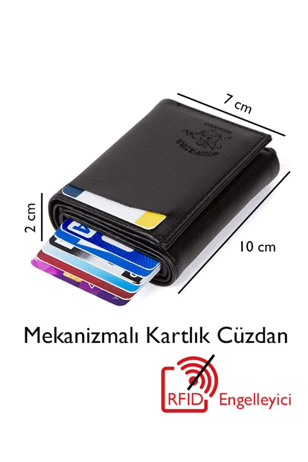 Adelina Erkek Siyah Deri Çelik Kasalı El Ve Omuz Çanta Ve Mekanizmalı Kartlık Cüzdan Set