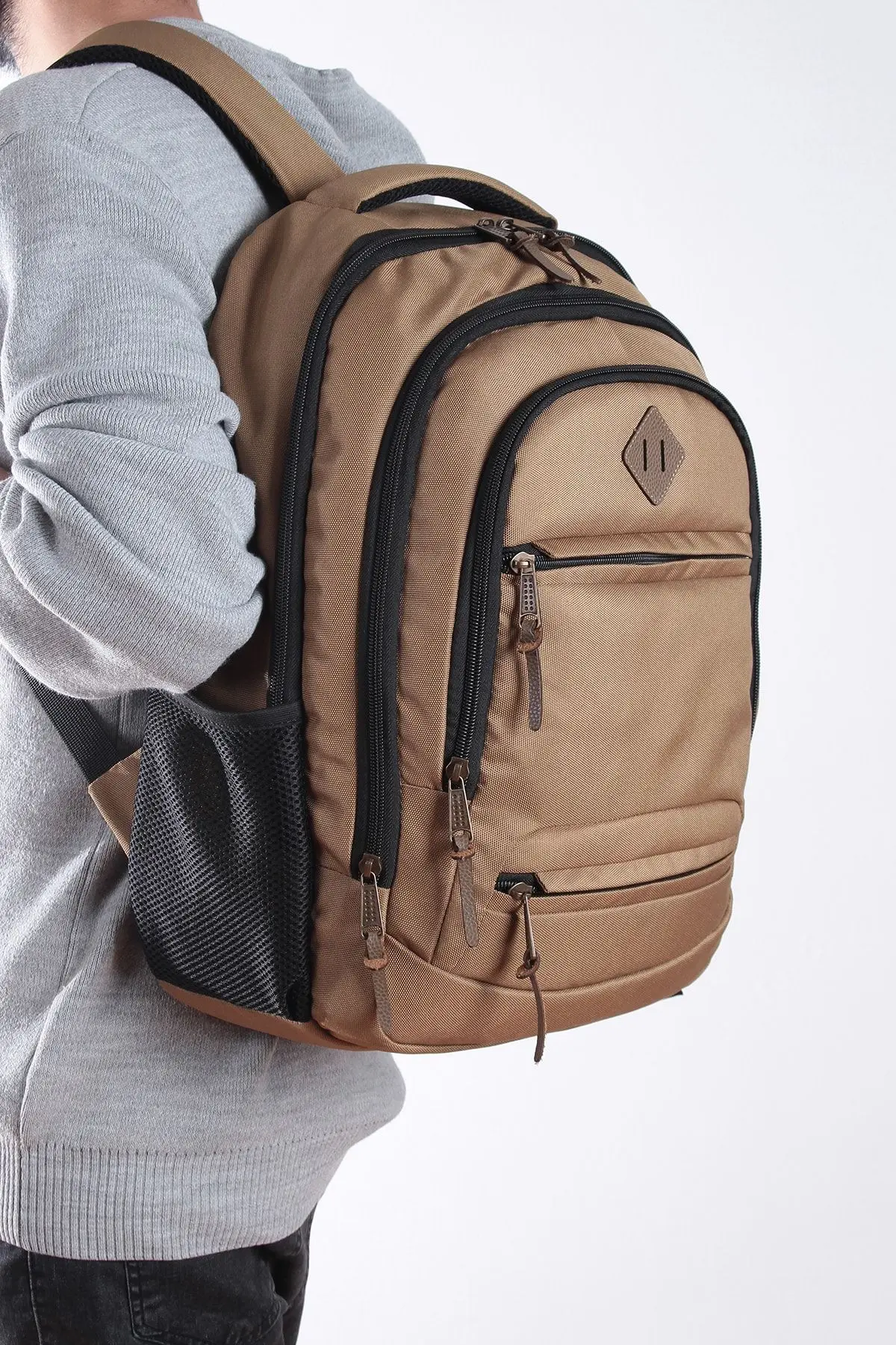 Fiyaka Gk19 Unisex Okul Sırt Çantası Öğrenci Günlük Seyahat Tatil Spor Yürüyüş Seyahat Gezi Kamp Günlük Cam