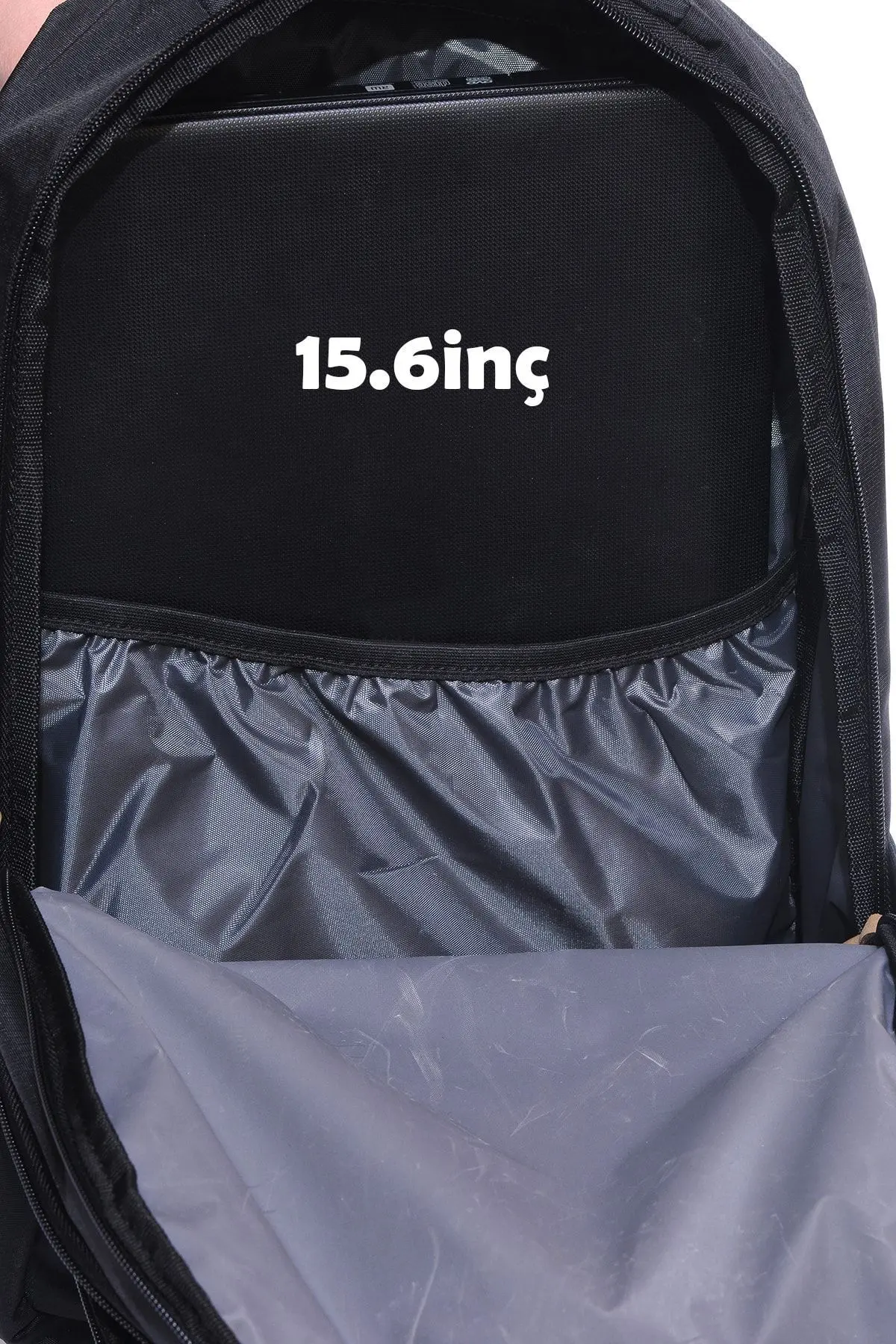 Gk19 Unisex Okul Sırt Çantası Öğrenci Günlük Seyahat Tatil Spor Yürüyüş Seyahat Gezi Kamp Günlük Siy