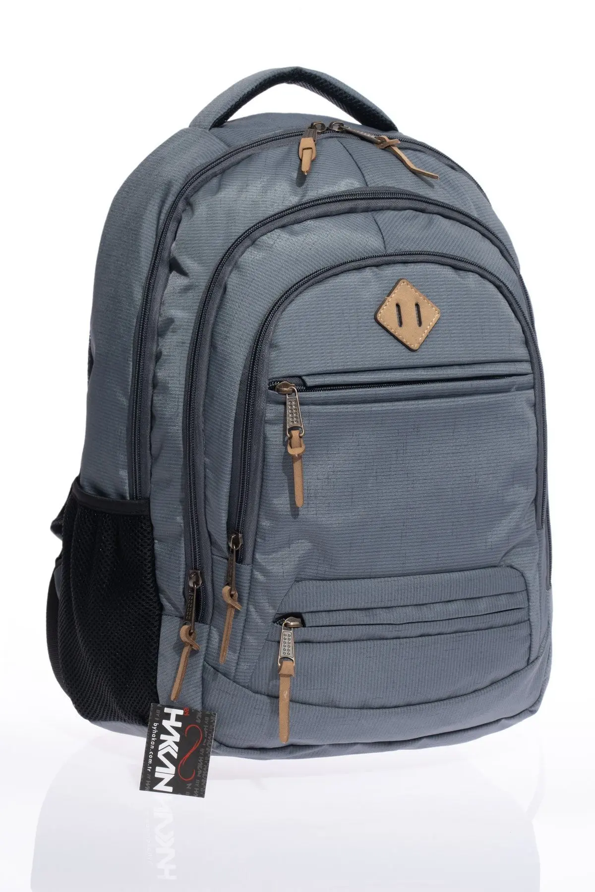 Fiyaka Gk19 Unisex Okul Sırt Çantası Öğrenci Günlük Seyahat Tatil Spor Yürüyüş Seyahat Gezi Kamp Günlük Gri