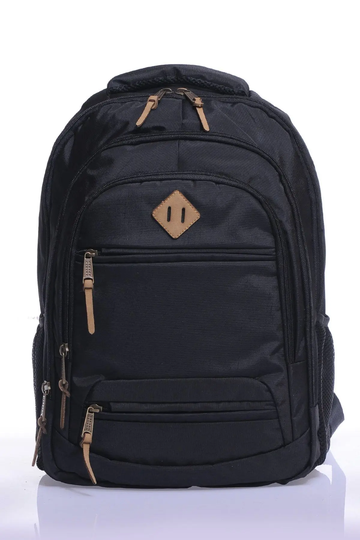 Gk19 Unisex Okul Sırt Çantası Öğrenci Günlük Seyahat Tatil Spor Yürüyüş Seyahat Gezi Kamp Günlük Siy