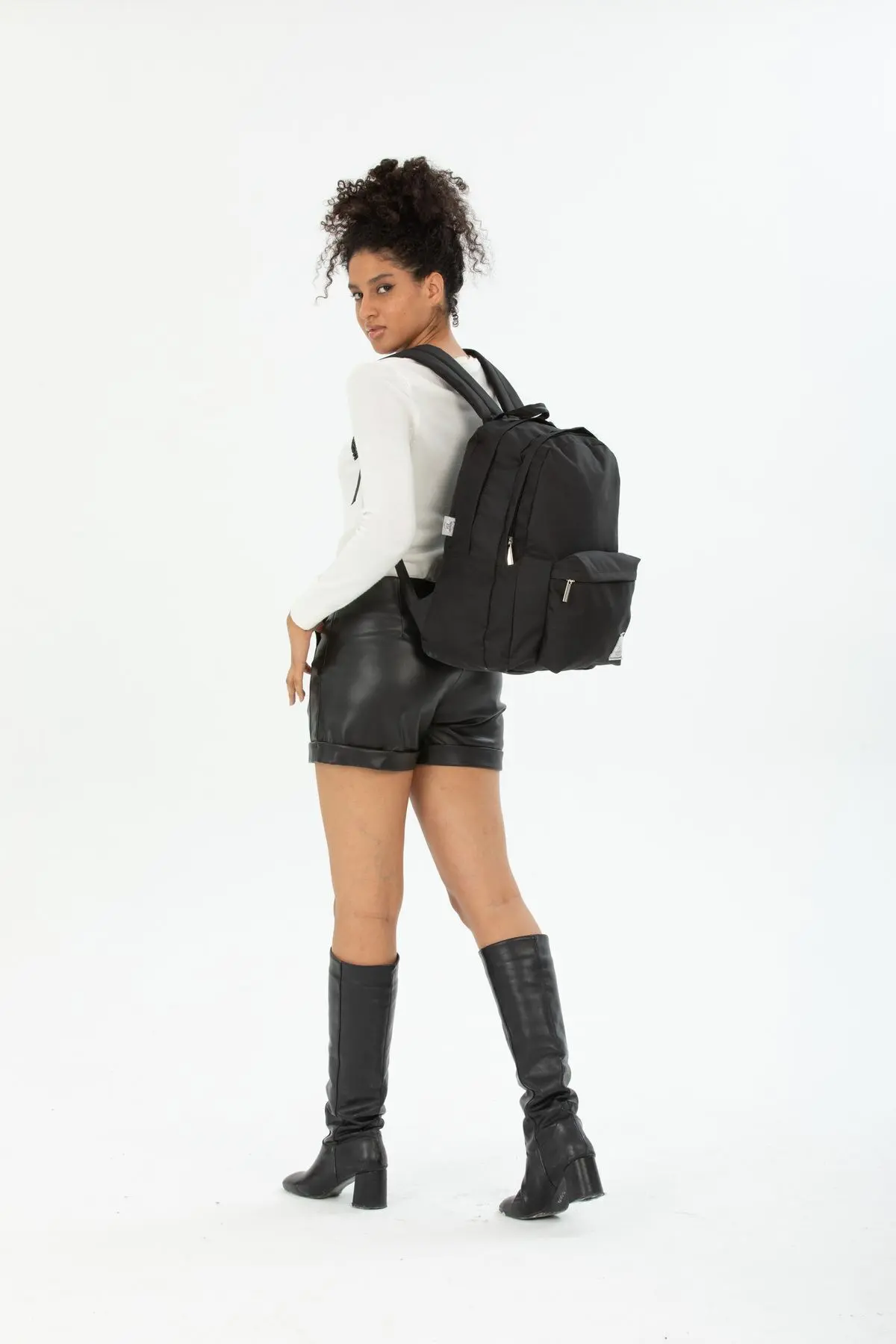 Unisex Ortopedik Su Geçirmez Leptop Bölmeli Hafif Günlük ve Okul Sırt Çantası ve Kalemlik