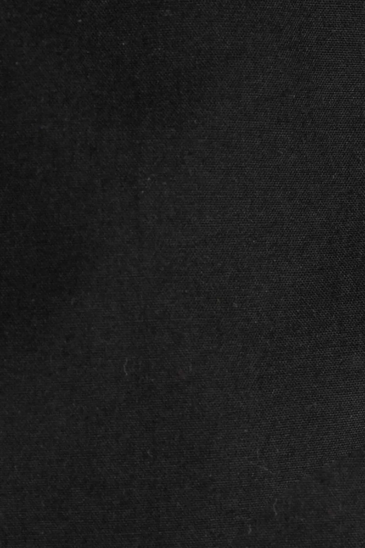 Büyük Beden Uzun Kollu Kolay Ütü Düz Erkek Siyah Gömlek