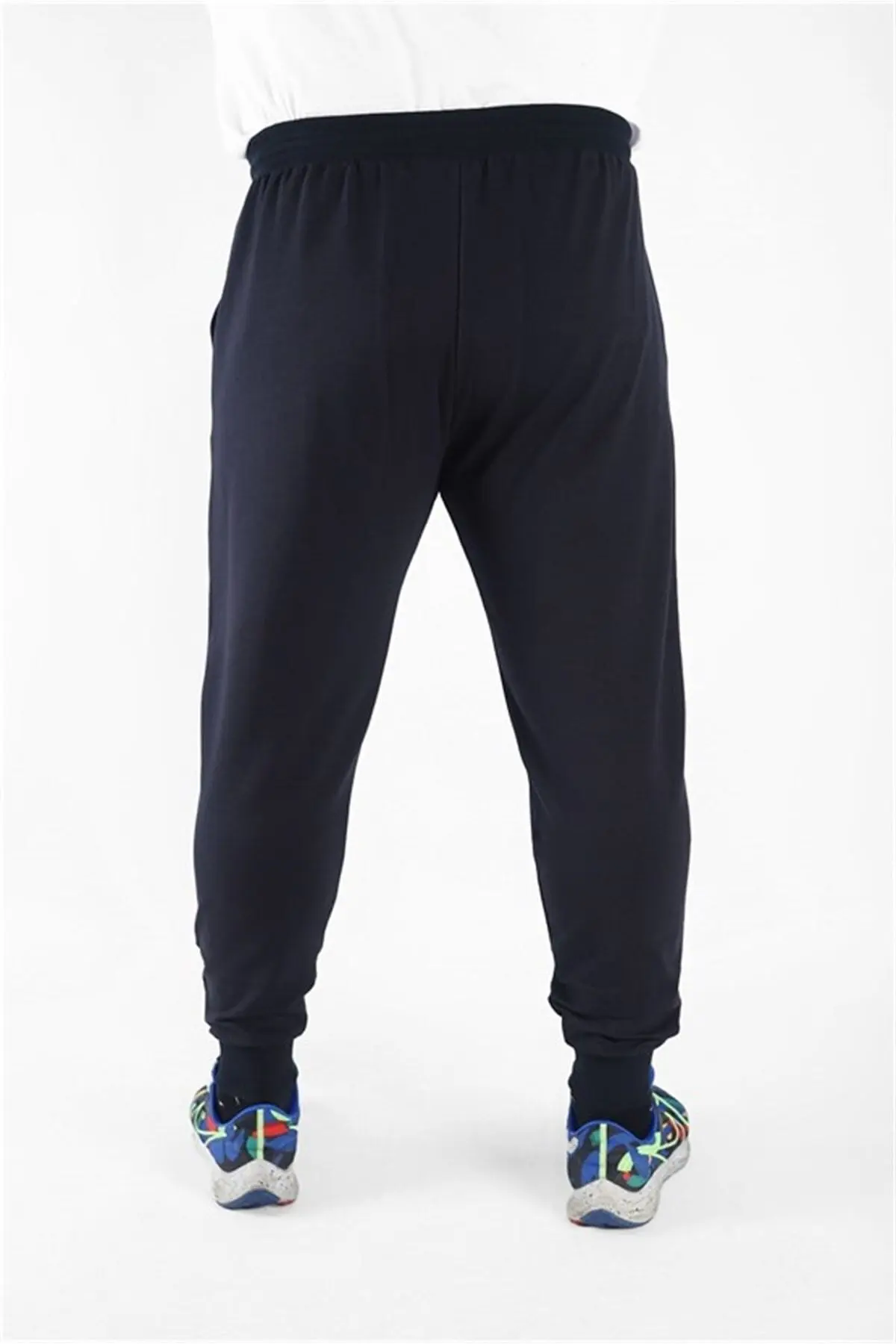 Büyük Beden Basic Eşofman Altı Full Lycra 11516 Lacıvert