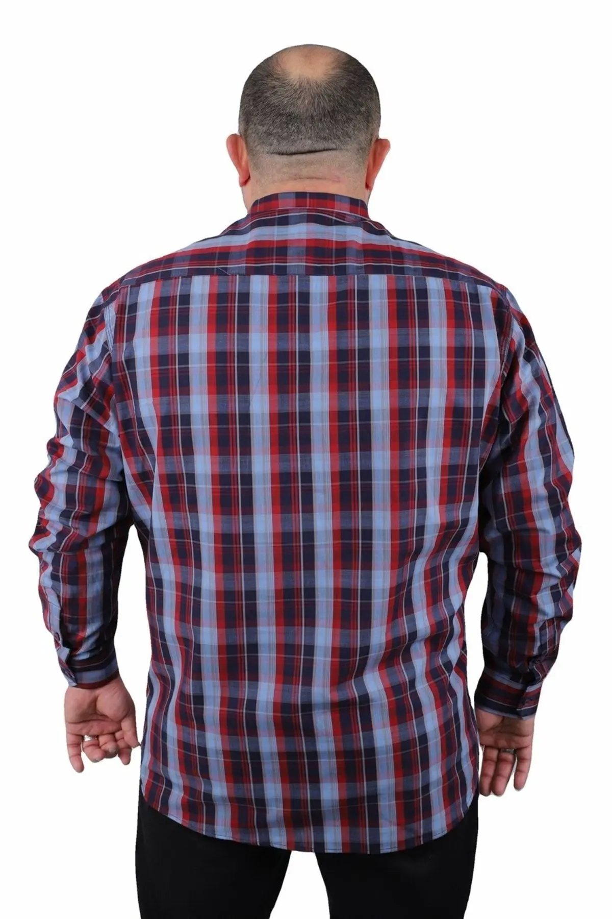 Büyük Beden Erkek Cepli Gömlek Estacional 23372 Lacıvert