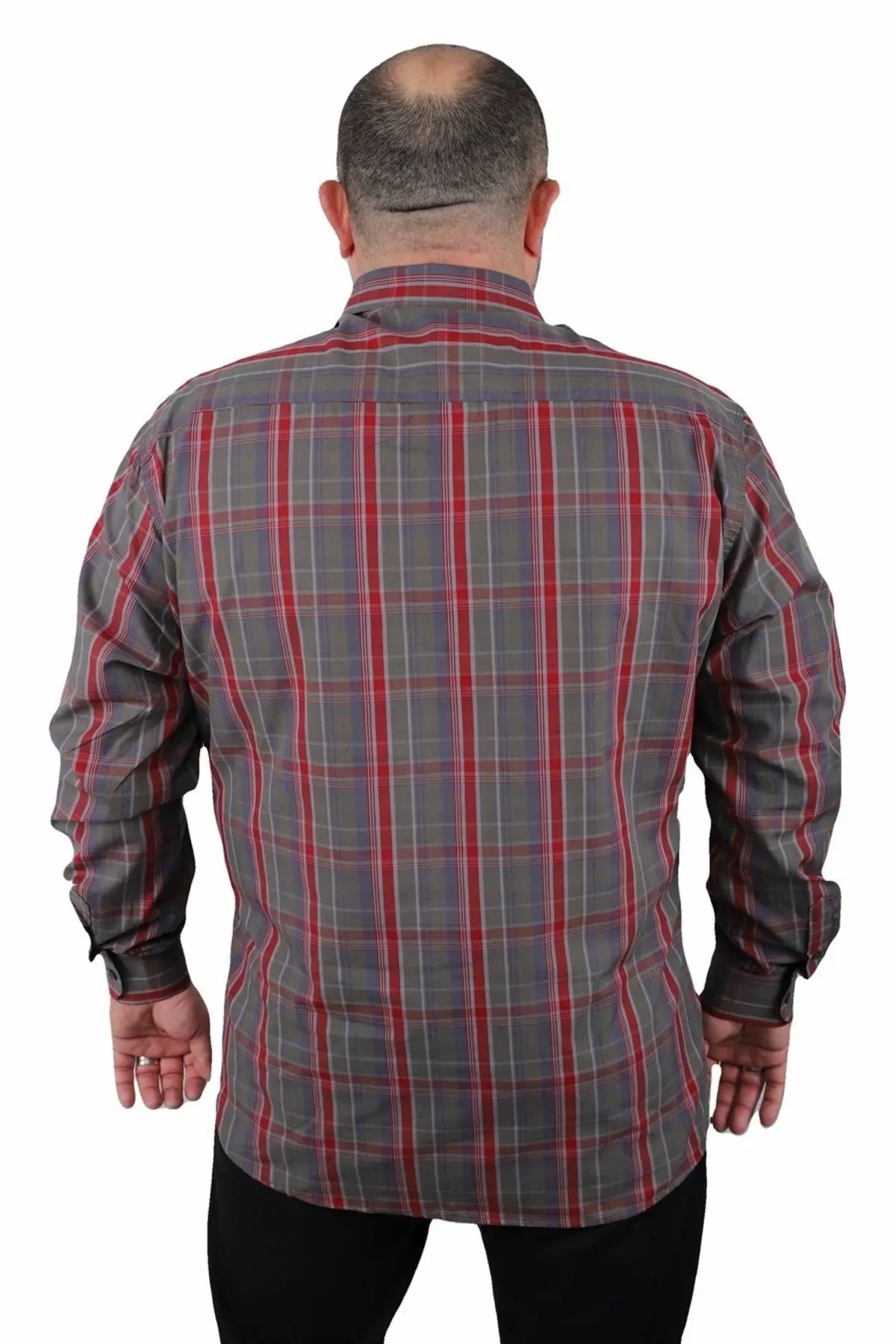 Büyük Beden Erkek Cepli Gömlek Estacional 23372 Hakı