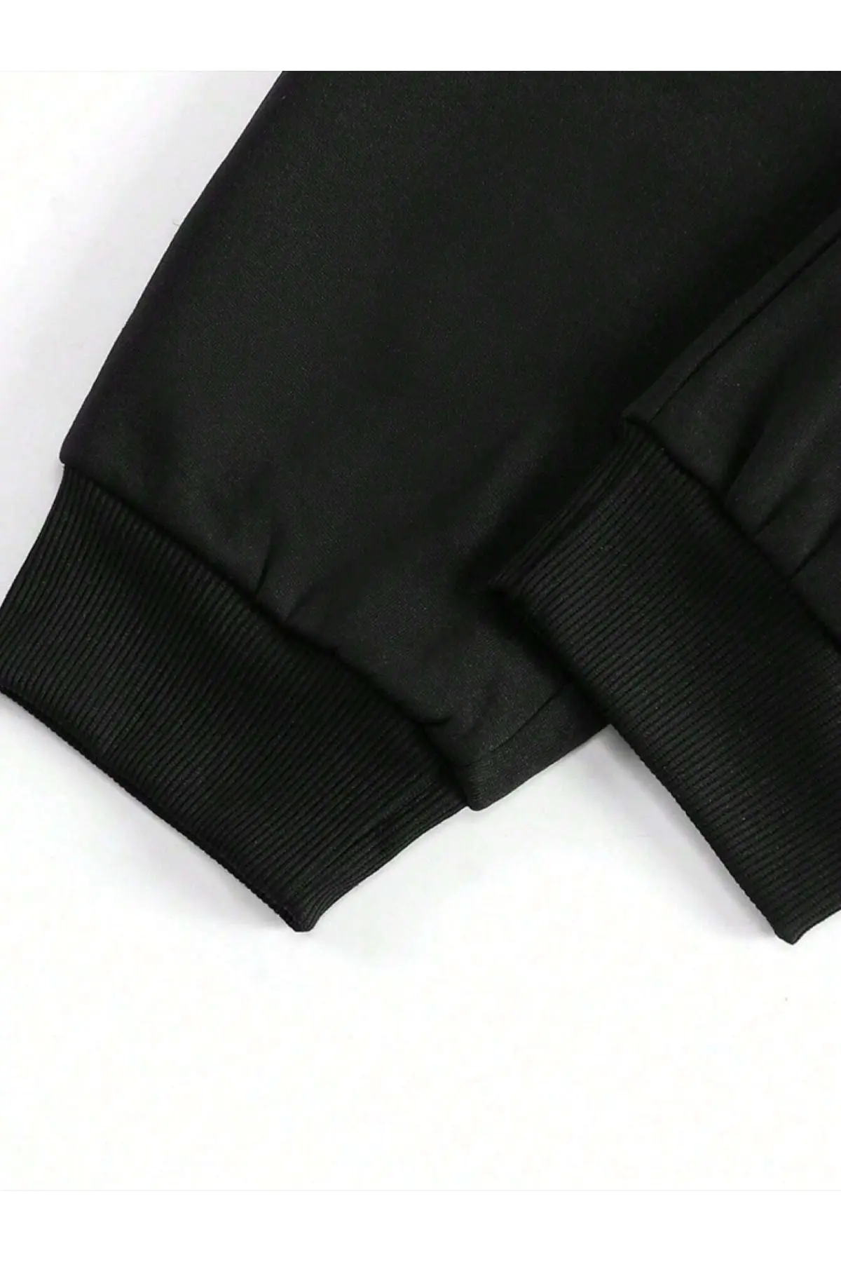 hila moda  Büyük beden Baskılı kapüşonlu sweatshirt ve pantolon takımı