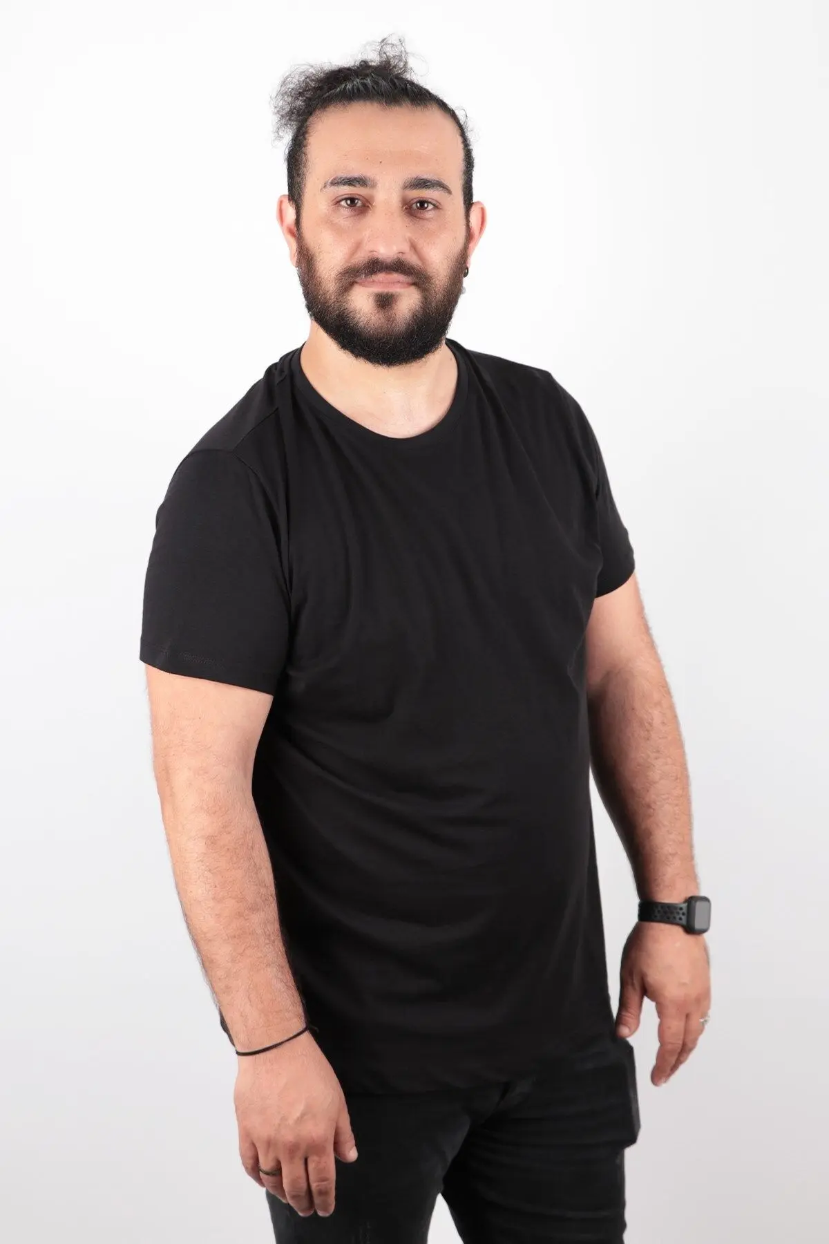 Büyük Beden Basic T-shirt %100 Pamuk Tişört