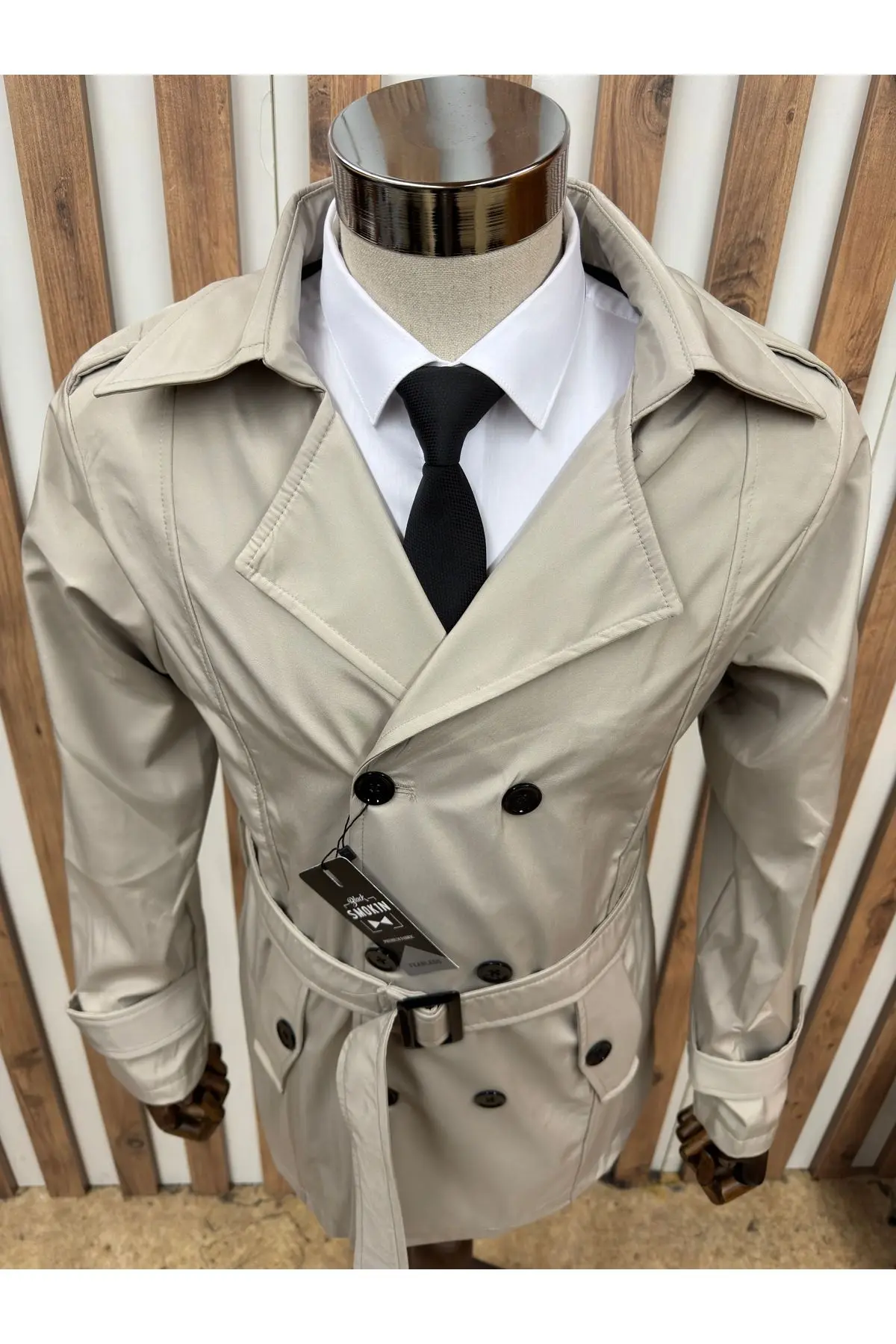 Su Tutmaz Regular Fit Kruvaze Trençkot