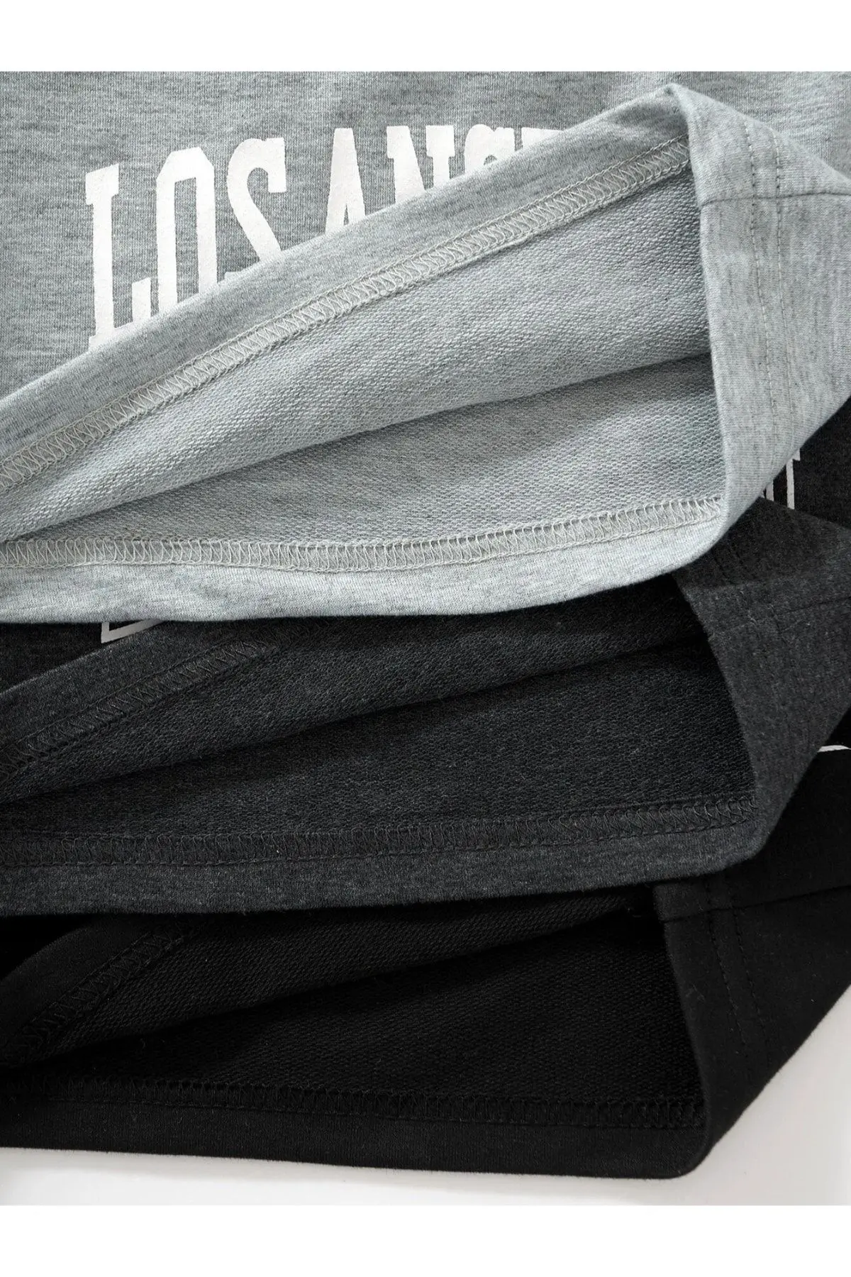 3'lü Set(takım) Penye Yazlık Unisex Baskılı Şort